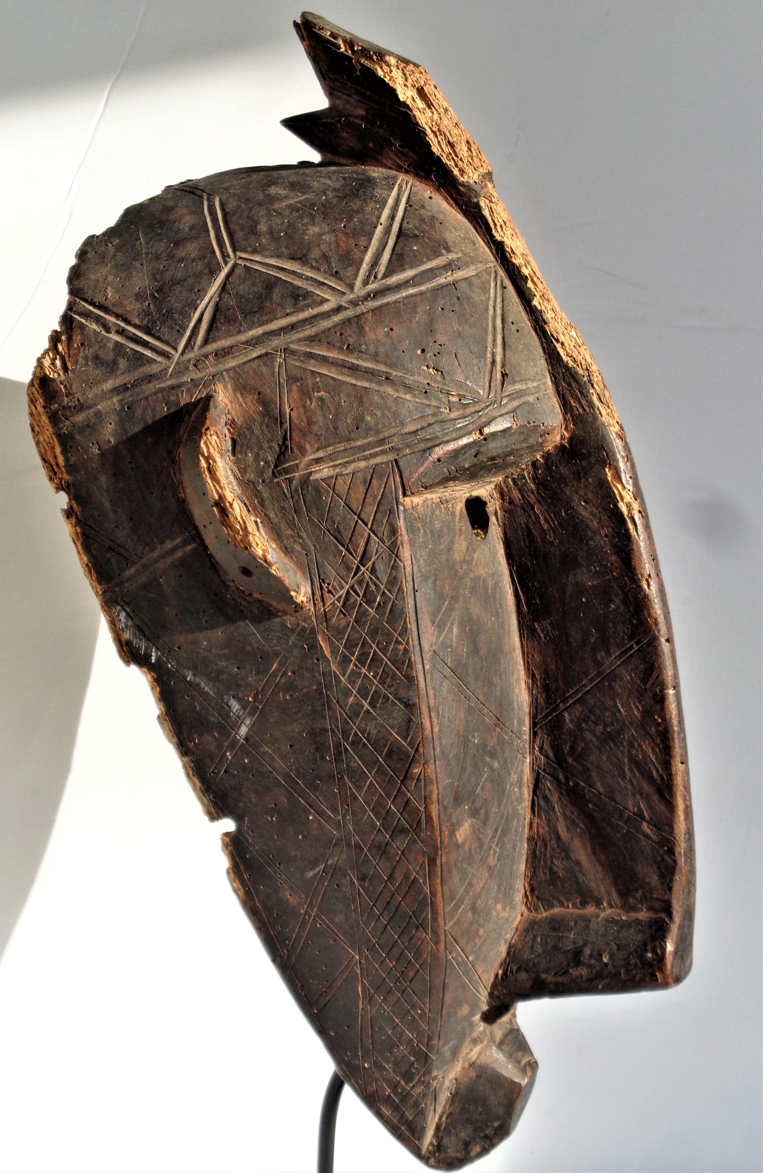 Early Bamana Mask, Mali In Good Condition In Rochester, NY