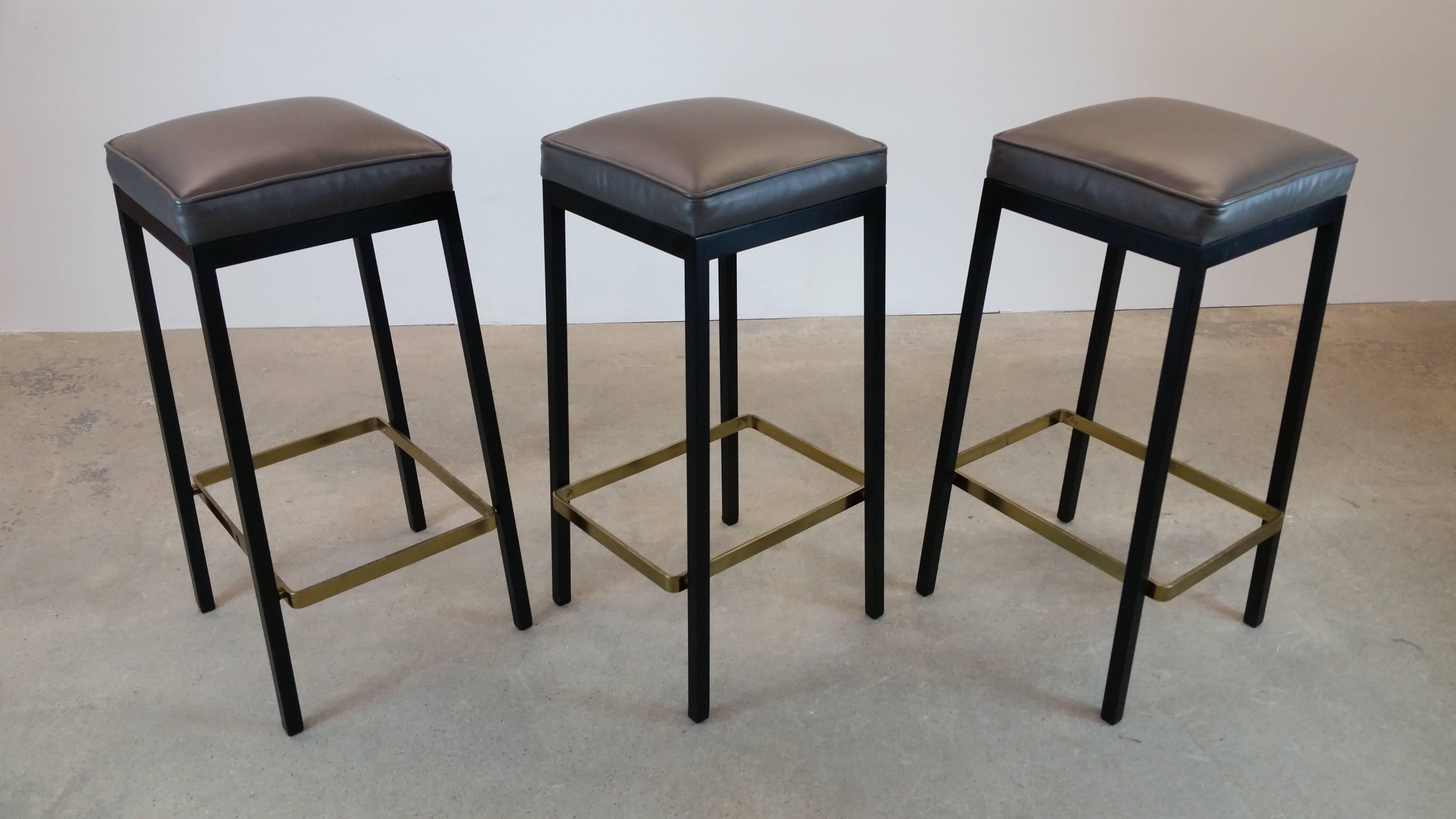 Mid-Century Modern Early Bar Stools by Florence Knoll