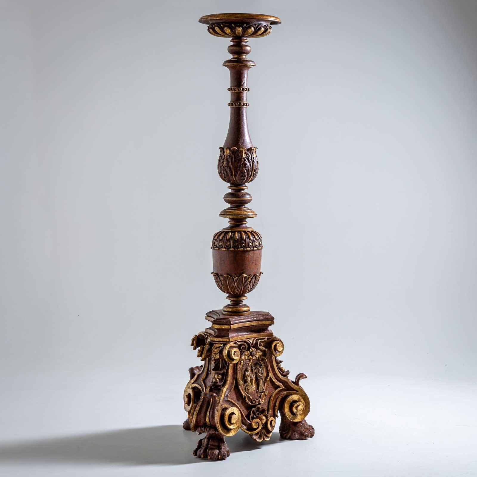 Early Baroque Altar Candlesticks, Florence, dated 1627 For Sale 3