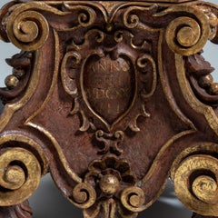 Early Baroque Altar Candlesticks, Florence, dated 1627