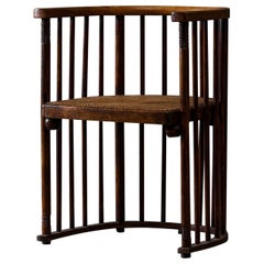 Early Barrel Armchair by Josef Hoffmann for Jacob & Josef Kohn