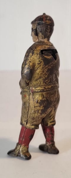 Early Baseball iron Sculpture Bank