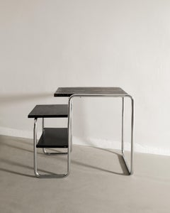 Early Bauhaus "B21" Side Table Desk by Marcel Breuer Produced by Thonet, 1930s