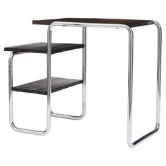 Escritorio de mesa auxiliar "B21" de principios de la Bauhaus, de Marcel Breuer, fabricado por Thonet, años 30