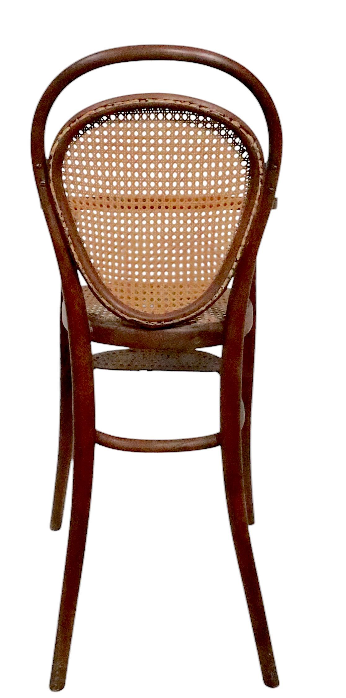 Early Bentwood  Vienna Secessionist Highchair att. to Thonet 2
