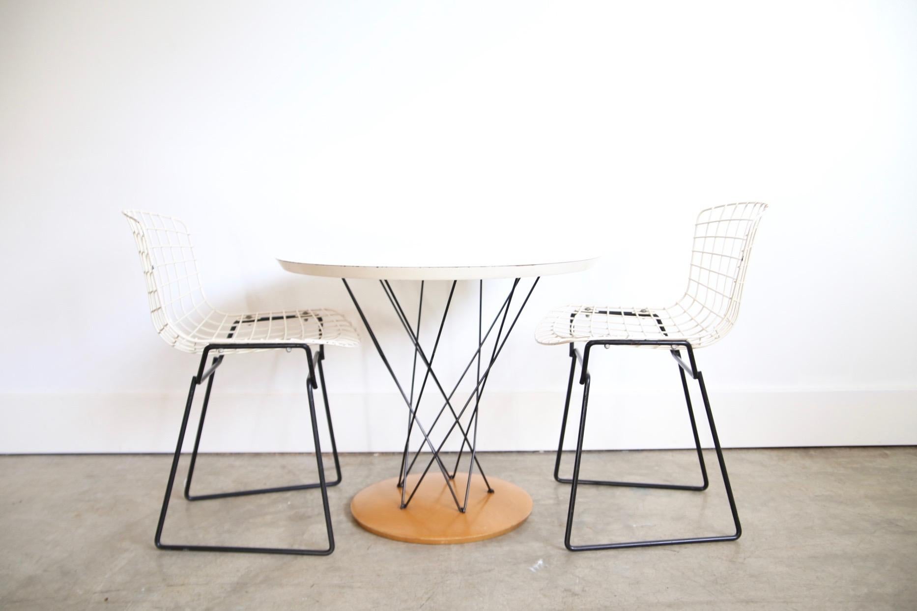 Mid-Century Modern Early Bertoia for Knoll Childs Table and Chair Set