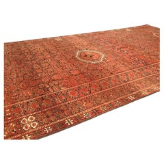 Antique Early Beshir Long Rug, c. 1880