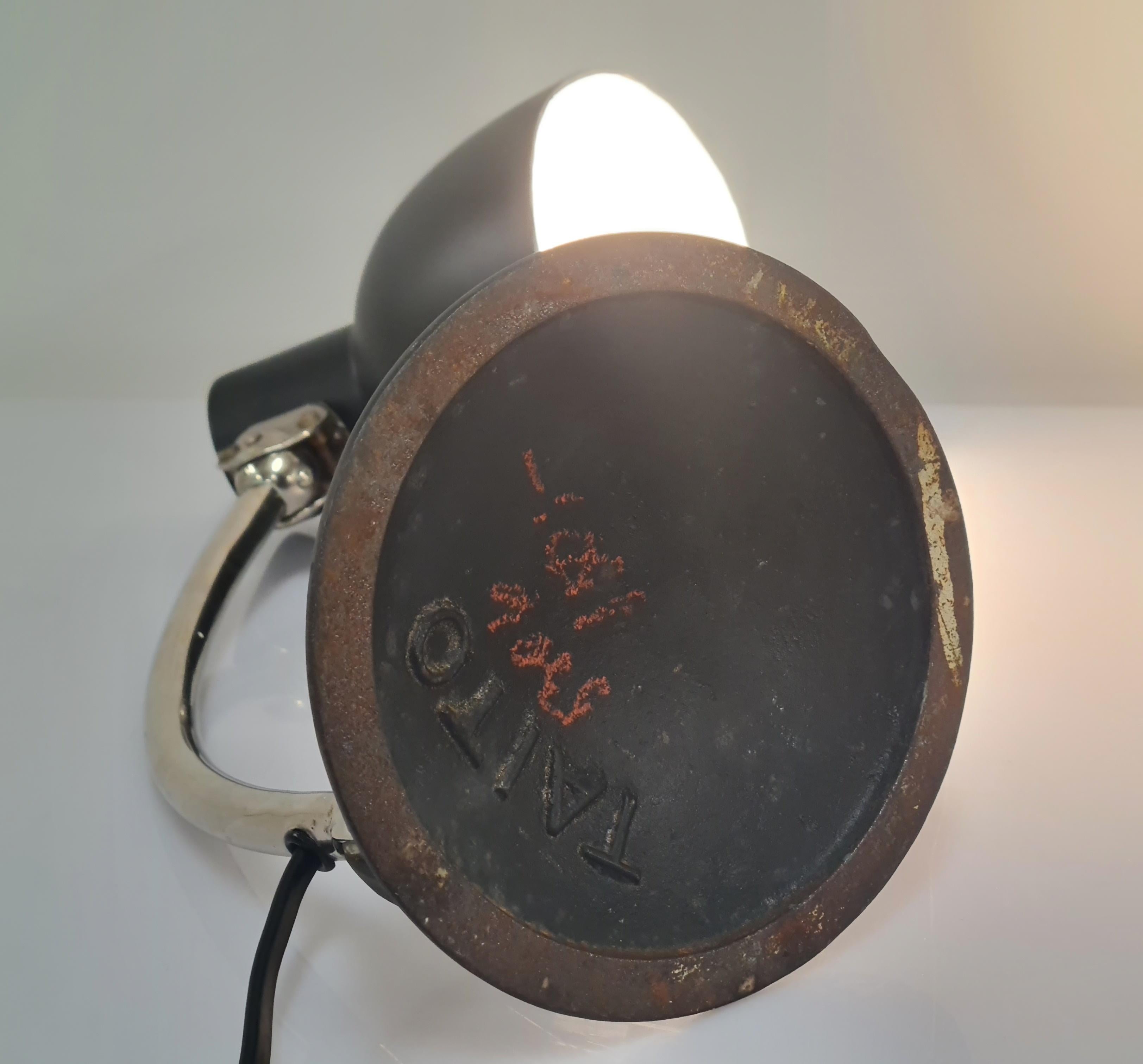 Lampe à poser Paavo Tynell modèle 5306 en noir, Taito années 1930 en vente 1