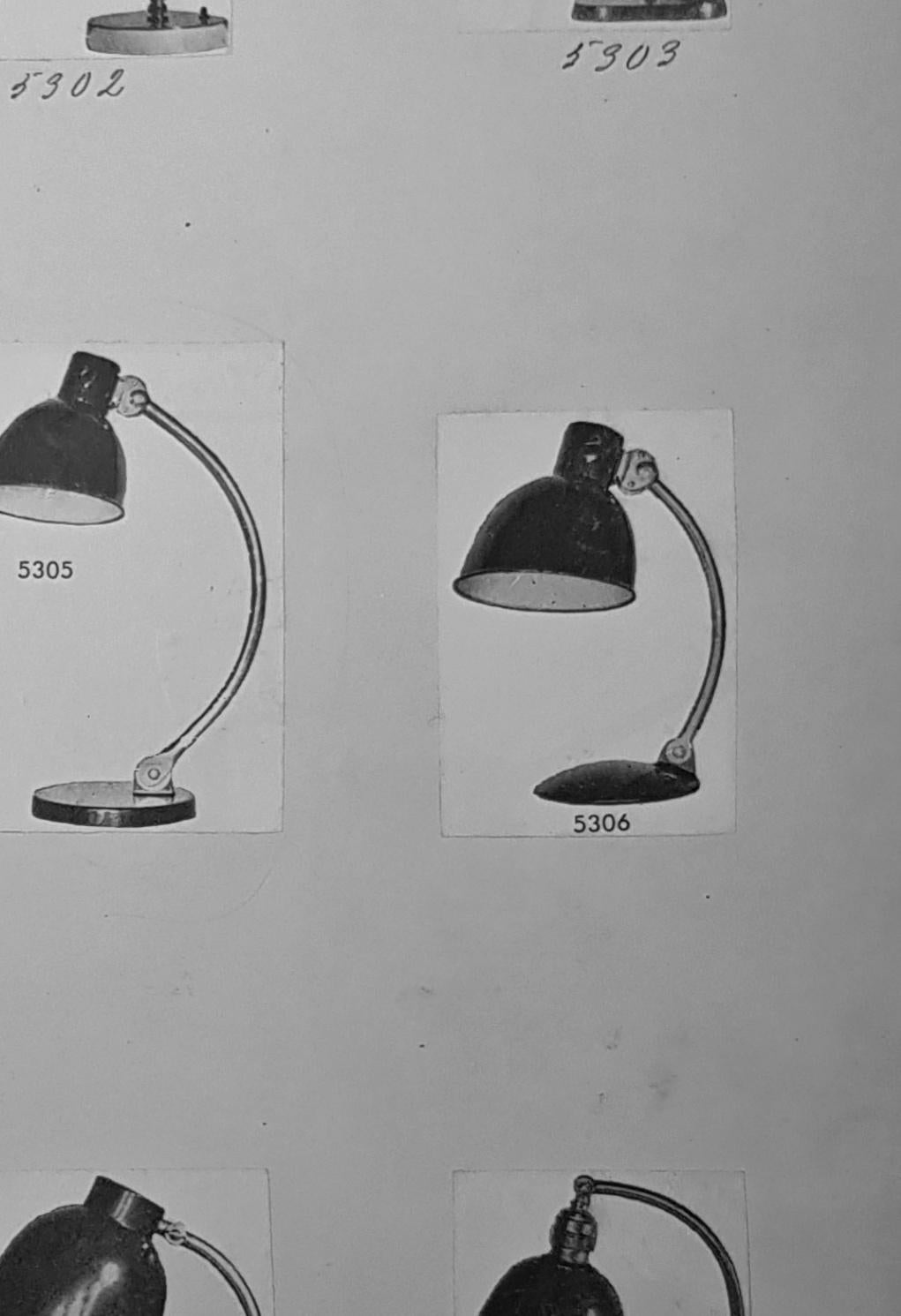 Lampe à poser Paavo Tynell modèle 5306 en noir, Taito années 1930 en vente 2
