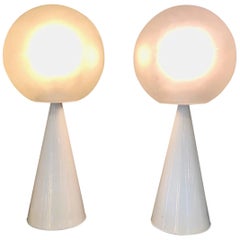 Early ‘Bilia’ Table Lamp, Model No. 2474 by Gio Ponti for Fontana Arte, pair