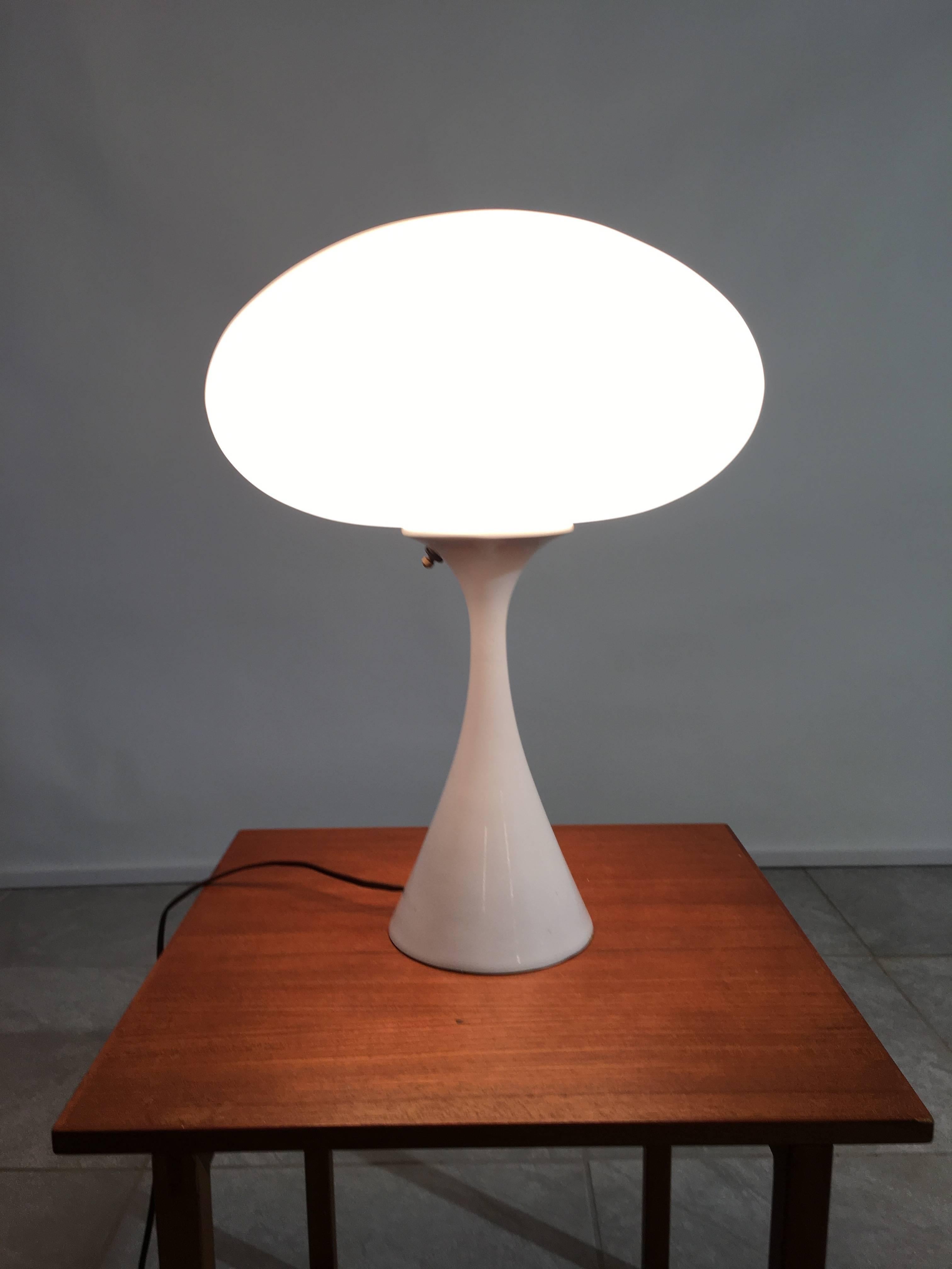 Mid-Century Modern Early Bill Curry for Laurel Mushroom Table Lamp, circa 1960