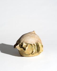 Early Biomorphic Stoneware Ceramic Sculpture – Prof. Azade Köker, Germany, Mid-1