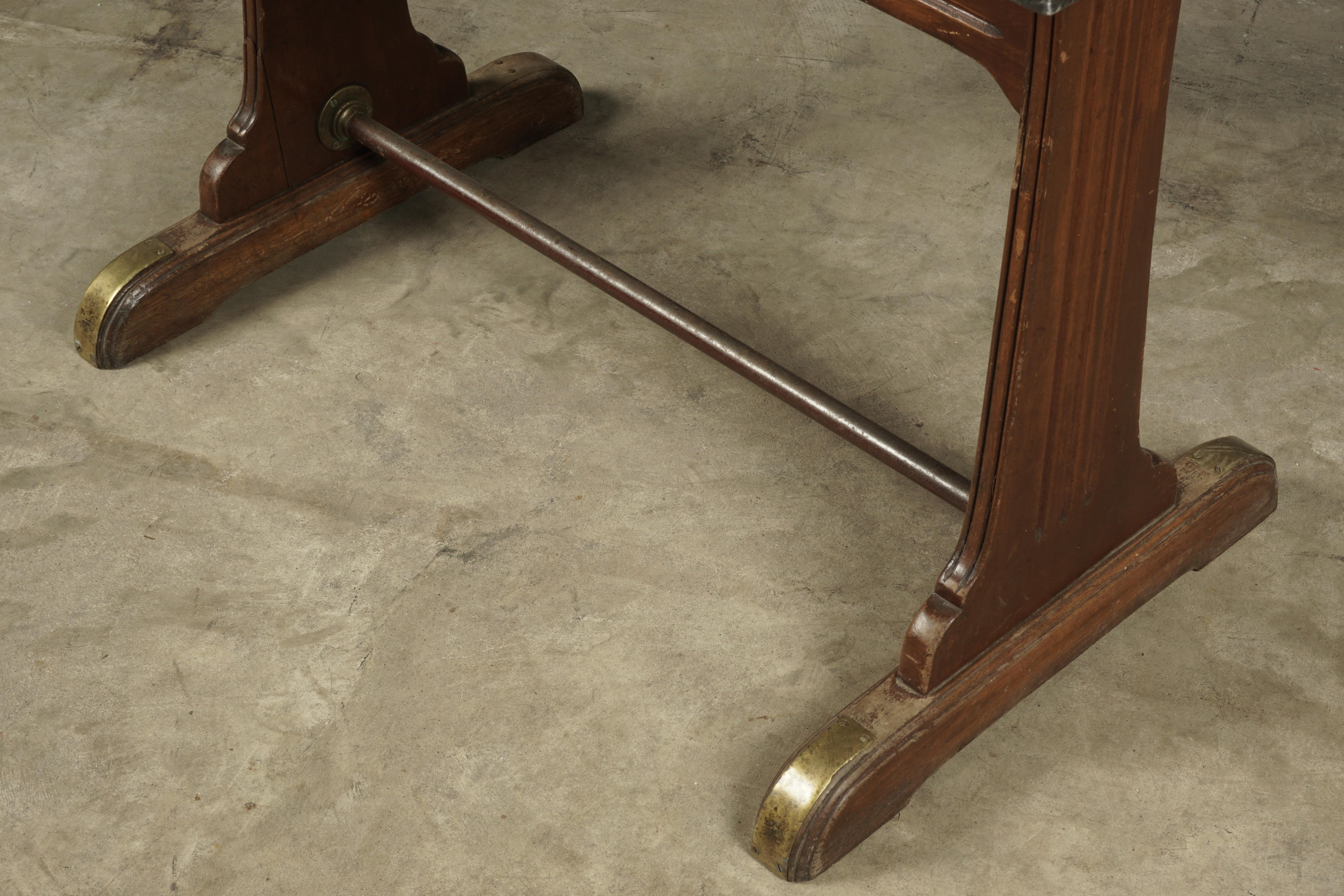 Vintage Bistro Table from France, 1950s In Good Condition In Nashville, TN