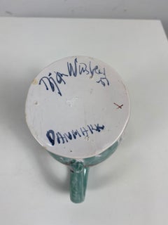 Early Bjorn Wiinblad Figural Sculpture/ Pitcher Vessel, Signed Denmark