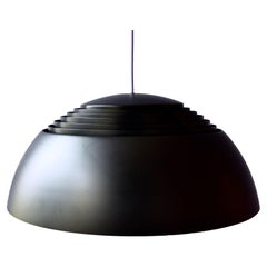 Early Black Arne Jacobsen AJ Royal Pendant Lamp by Louis Poulsen, Denmark