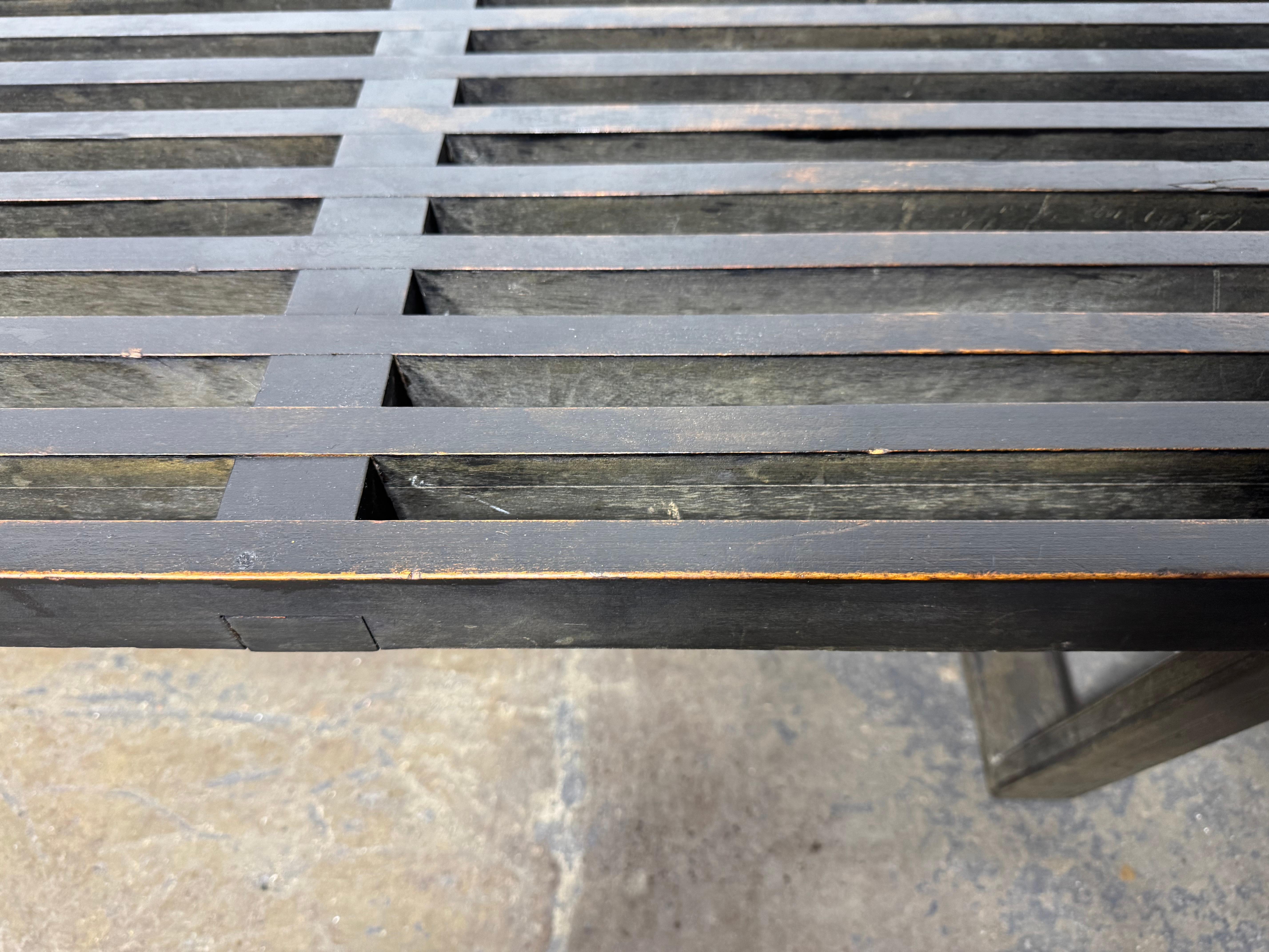 Banc à plateforme George Nelson / Herman Miller. pieds arrondis. en vente 5