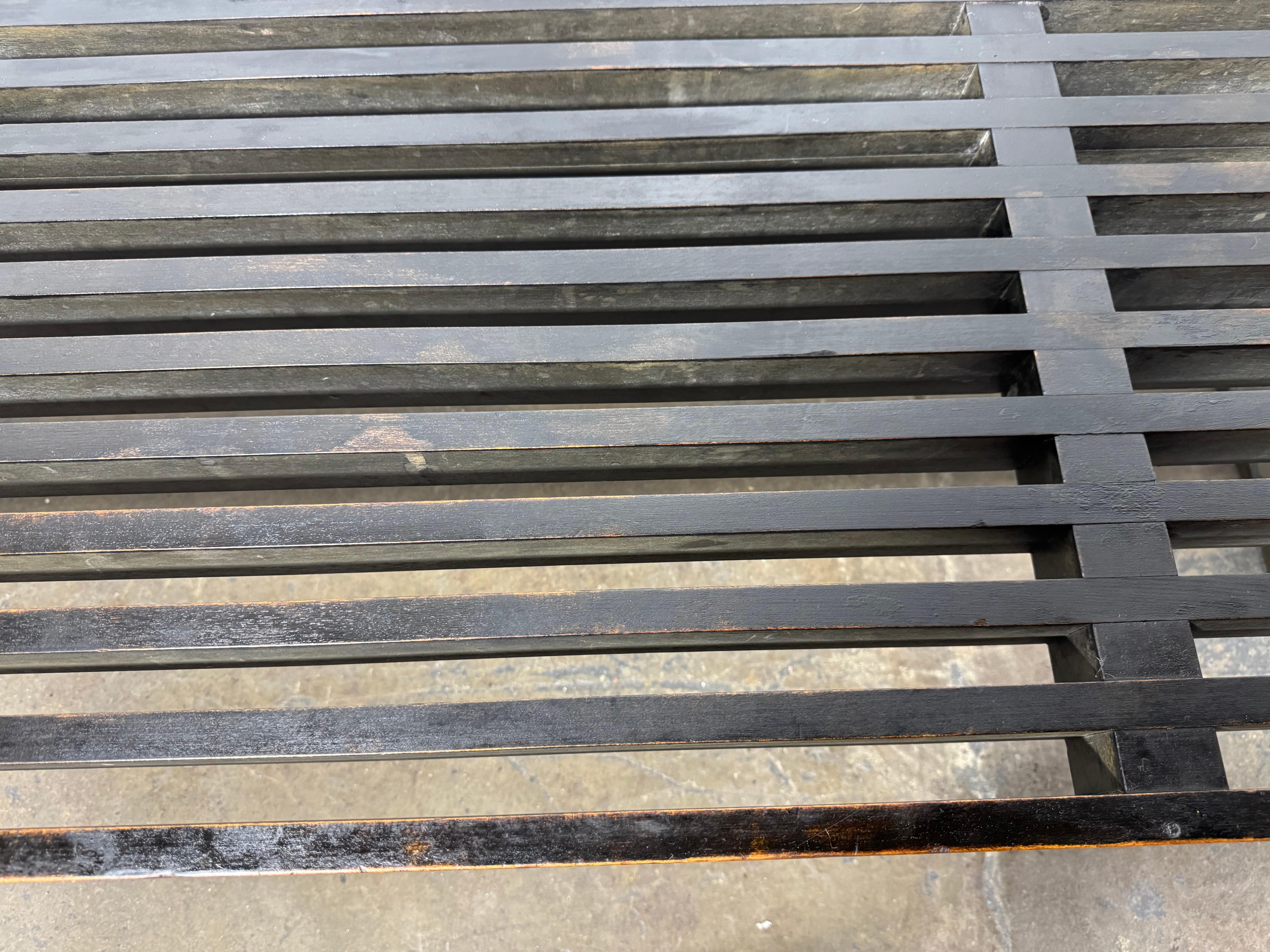 Banc à plateforme George Nelson / Herman Miller. pieds arrondis. en vente 6