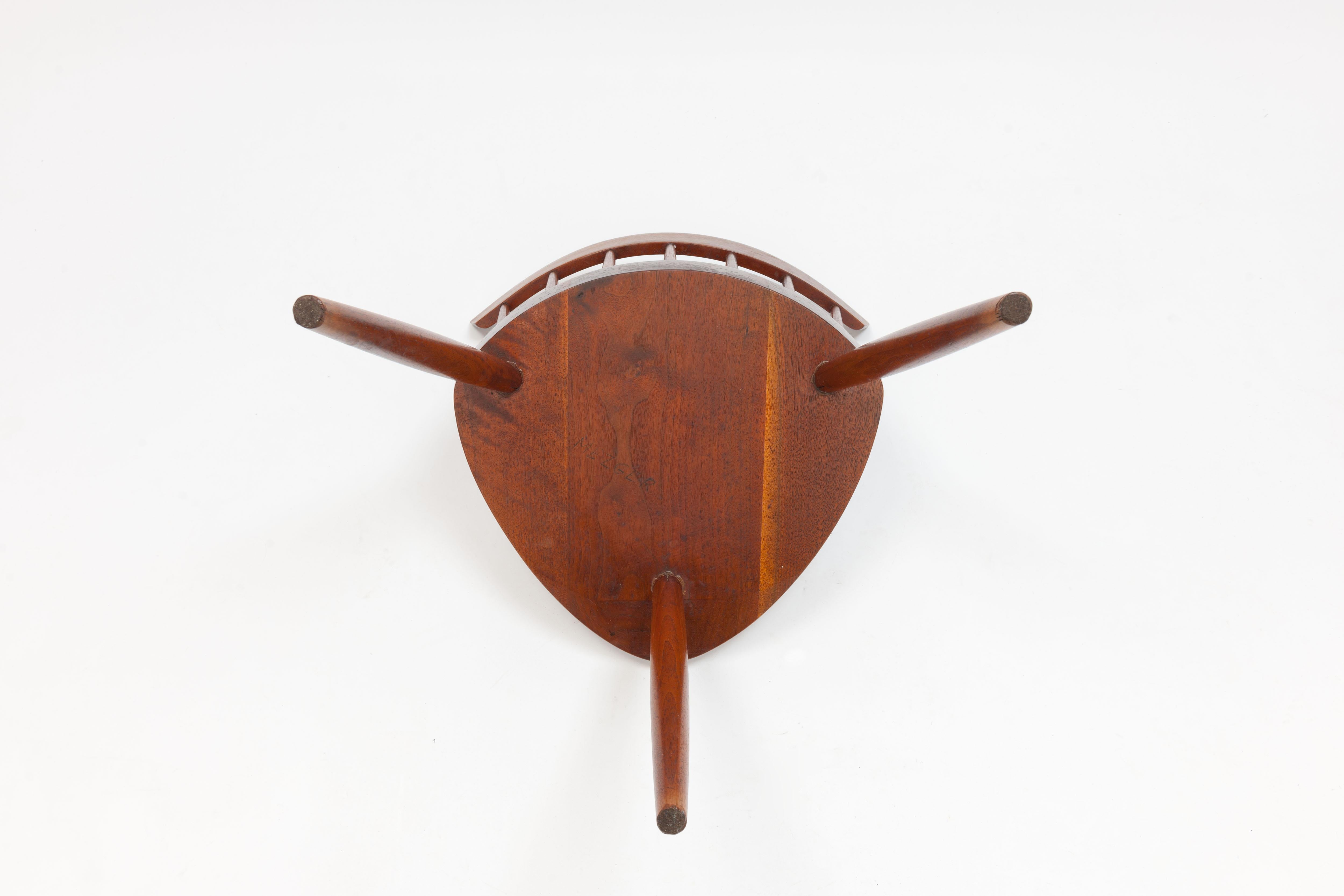 Early Black Walnut 'Mira Chair' by George Nakashima 7