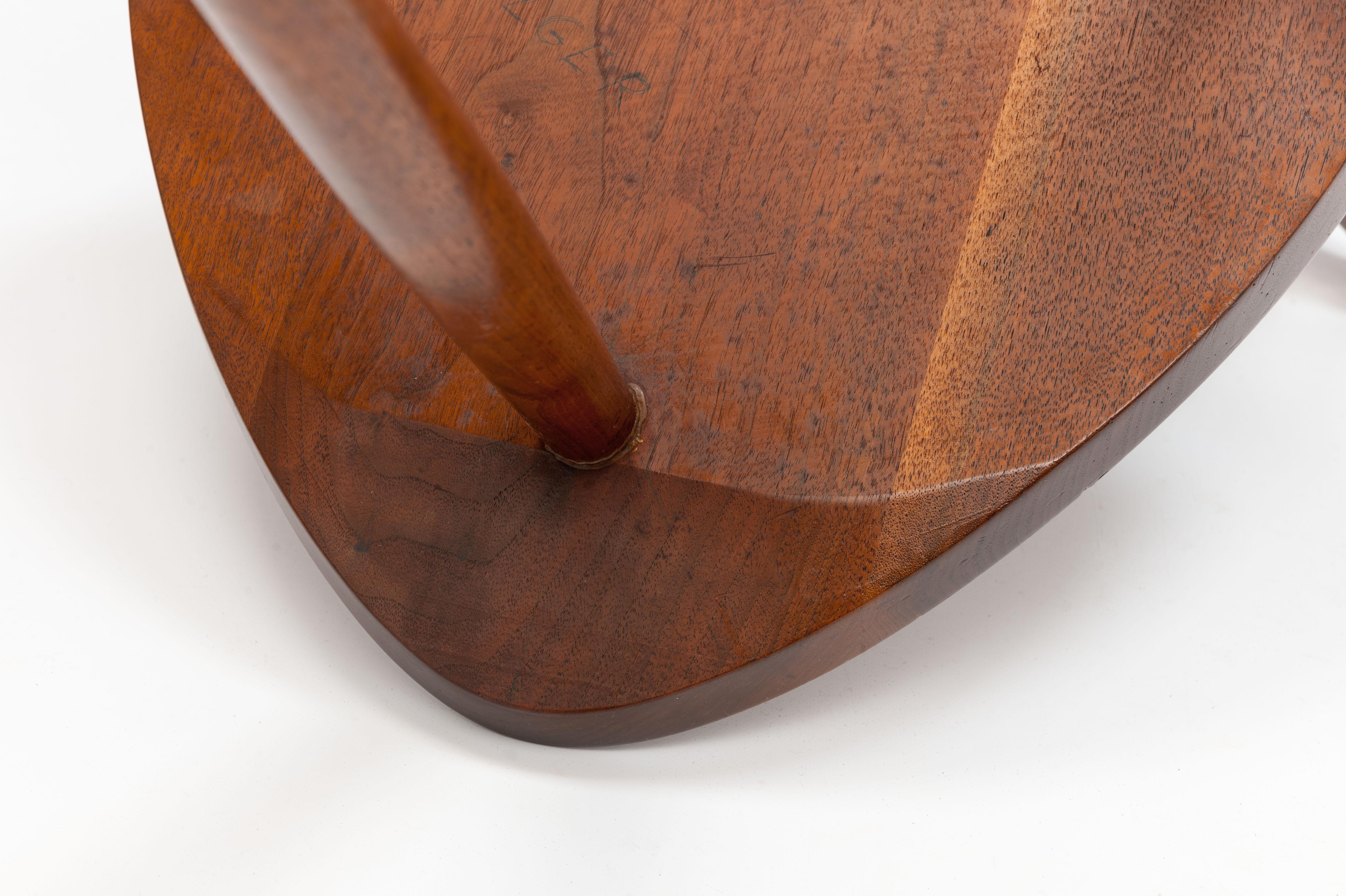 Early Black Walnut 'Mira Chair' by George Nakashima 9