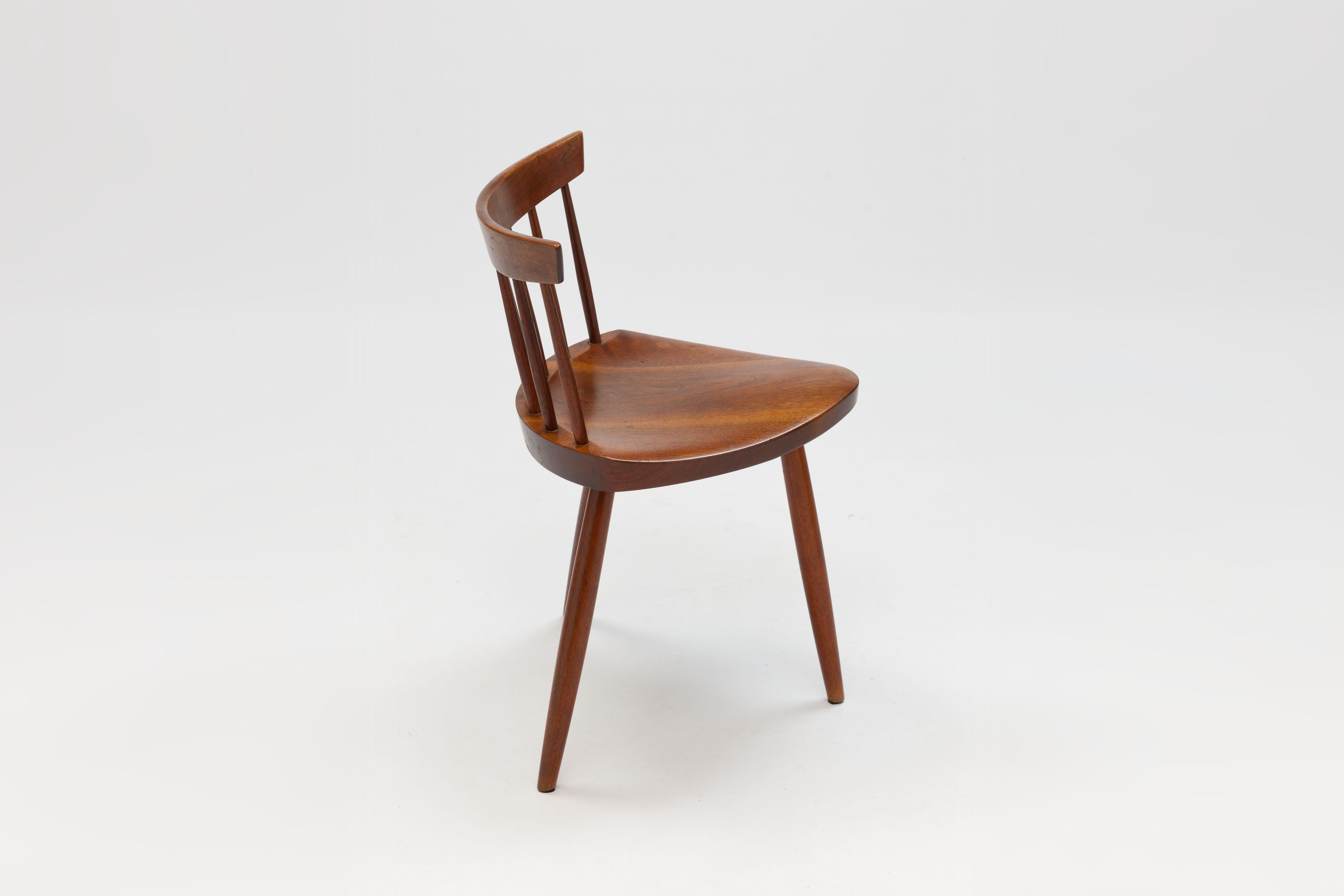 Early Black Walnut 'Mira Chair' by George Nakashima 10