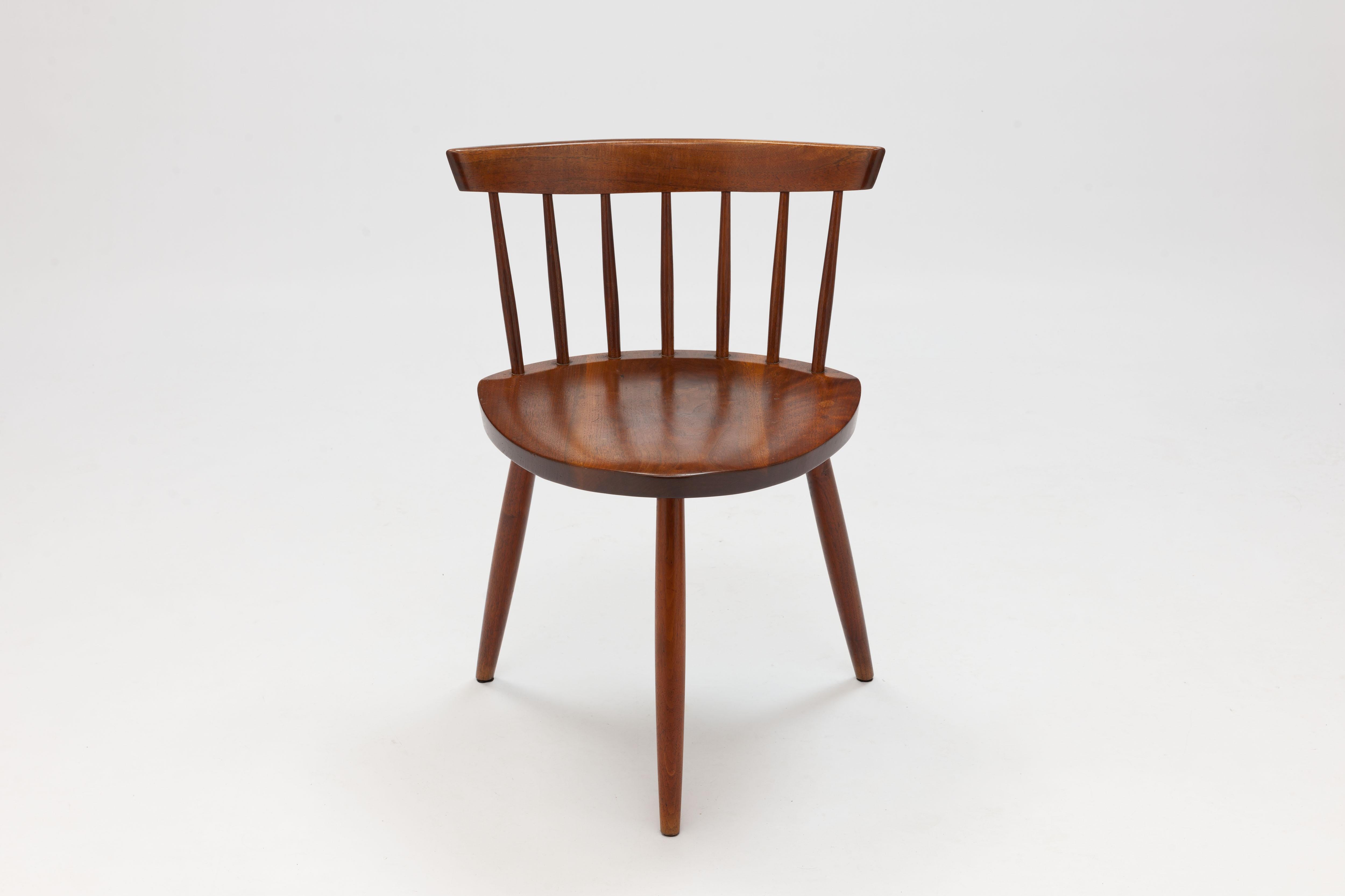 Early Black Walnut 'Mira Chair' by George Nakashima In Good Condition In Utrecht, NL
