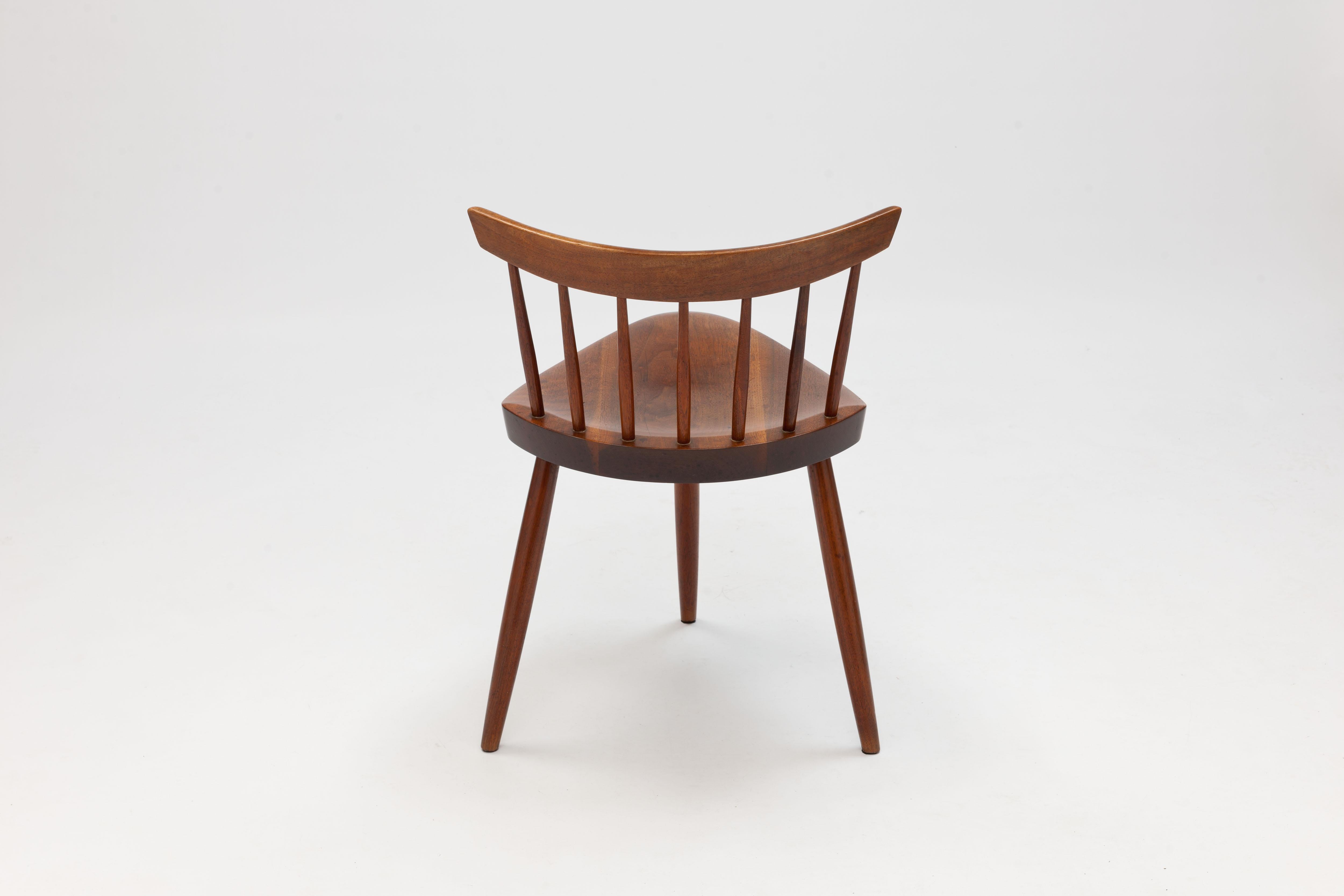 Early Black Walnut 'Mira Chair' by George Nakashima 1