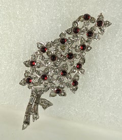 Early Boucher Pave and Ruby Cab Spray