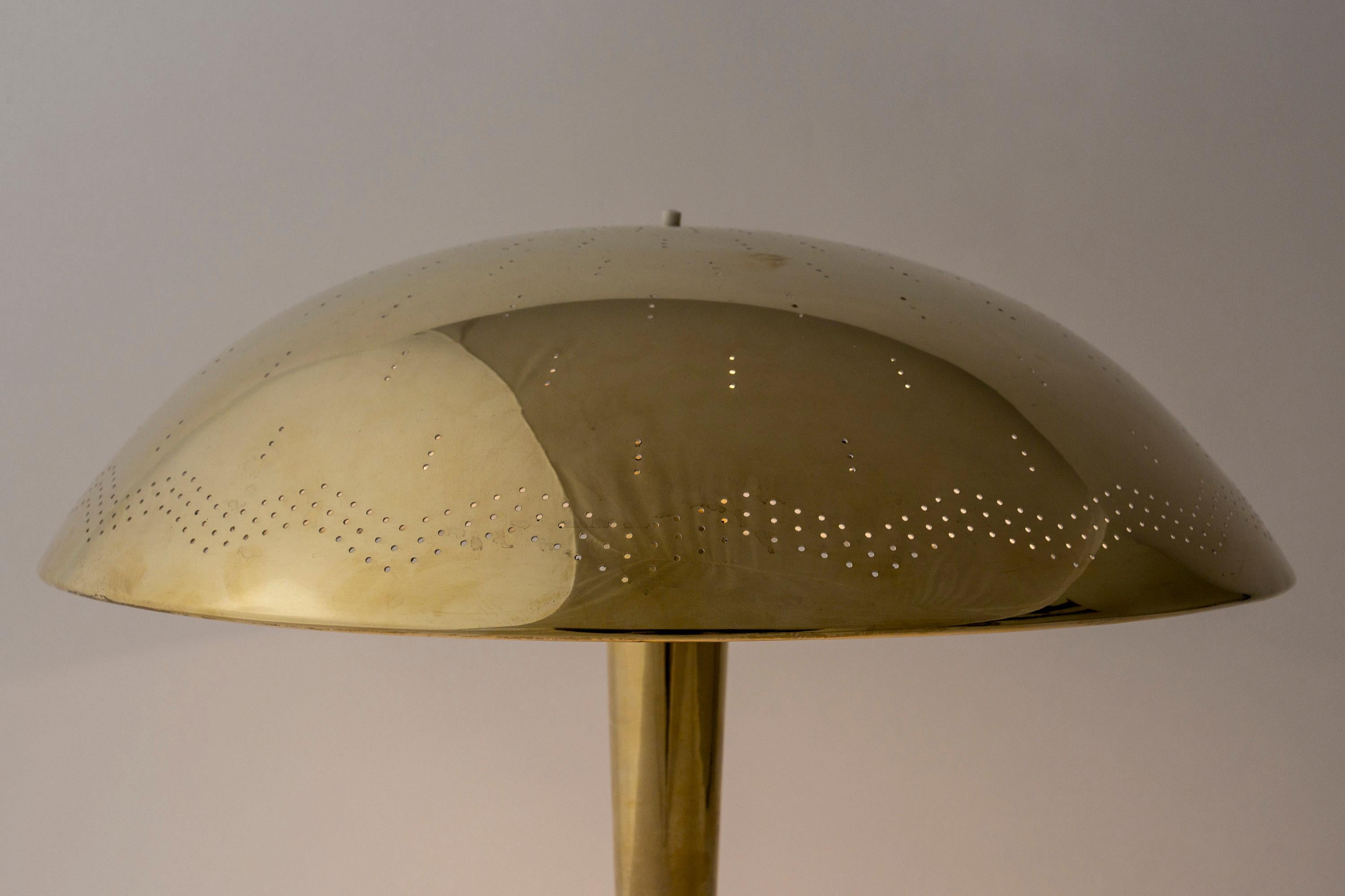 Early Brass table Lamp #5061 by Paavo Tynell for Taito Oy, Finland, 1940s 1