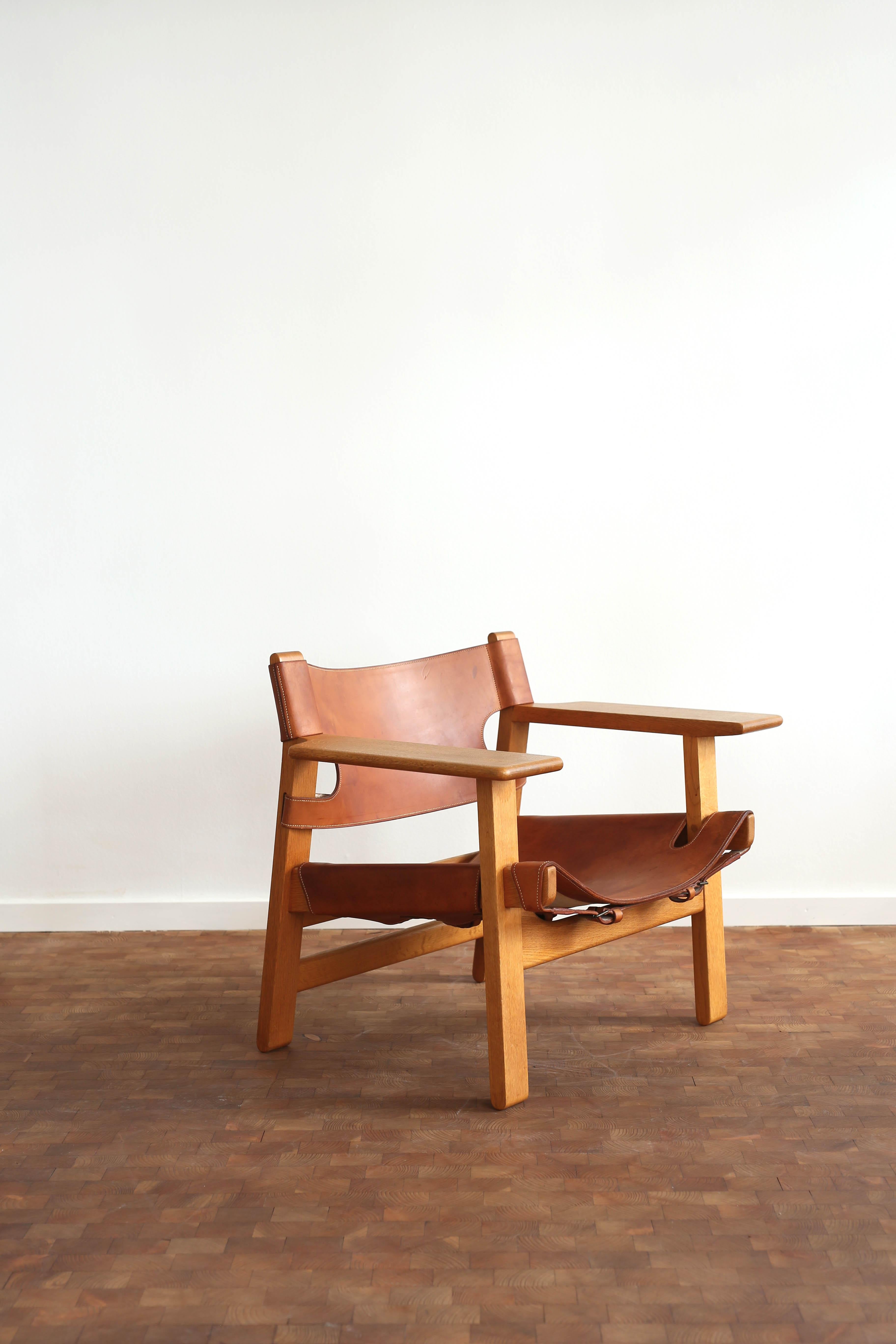Danish Early Børge Mogensen, 'The Spanish chair', 1958 For Sale