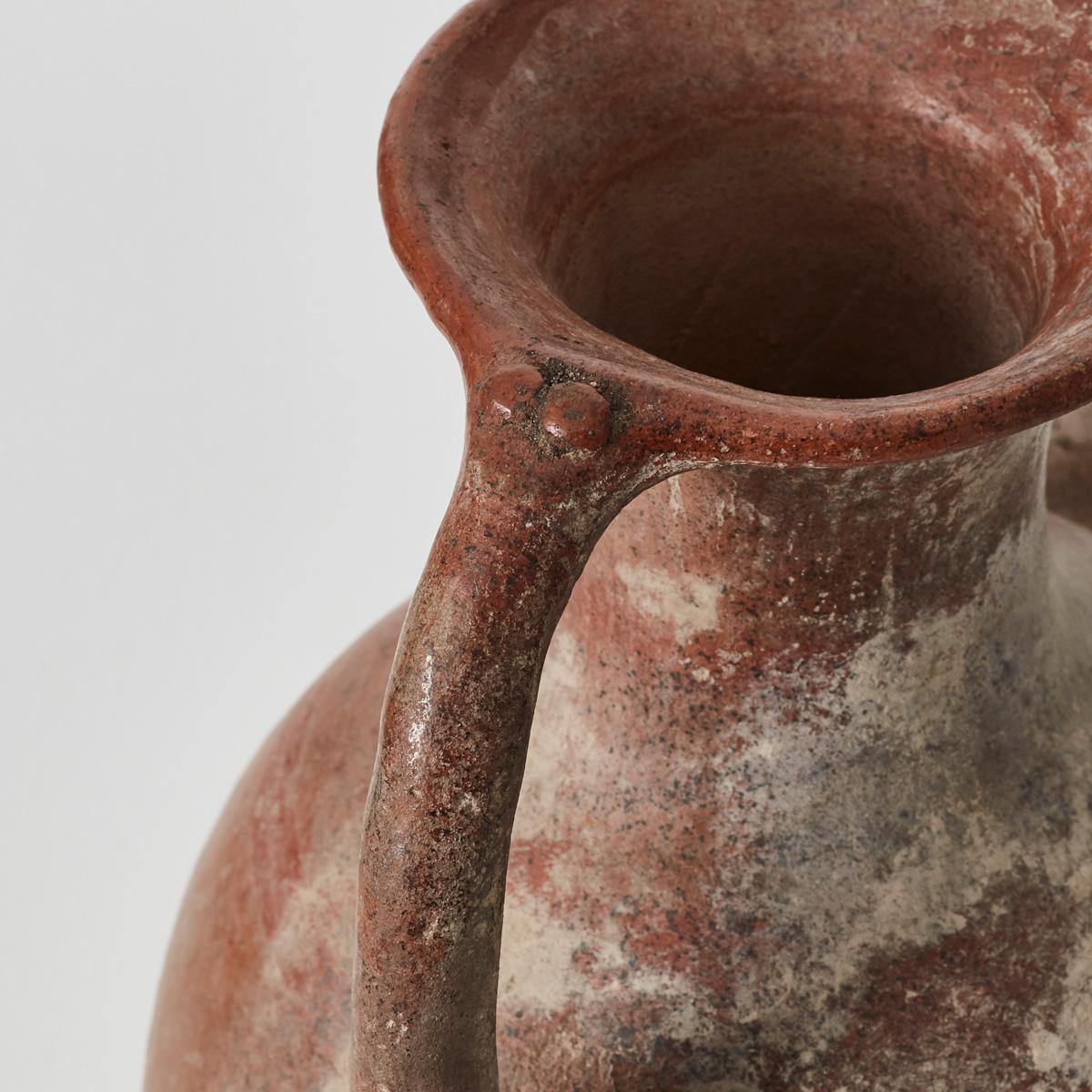 18th Century and Earlier Early Bronze Age Cypriot Amphora with Nipple Base