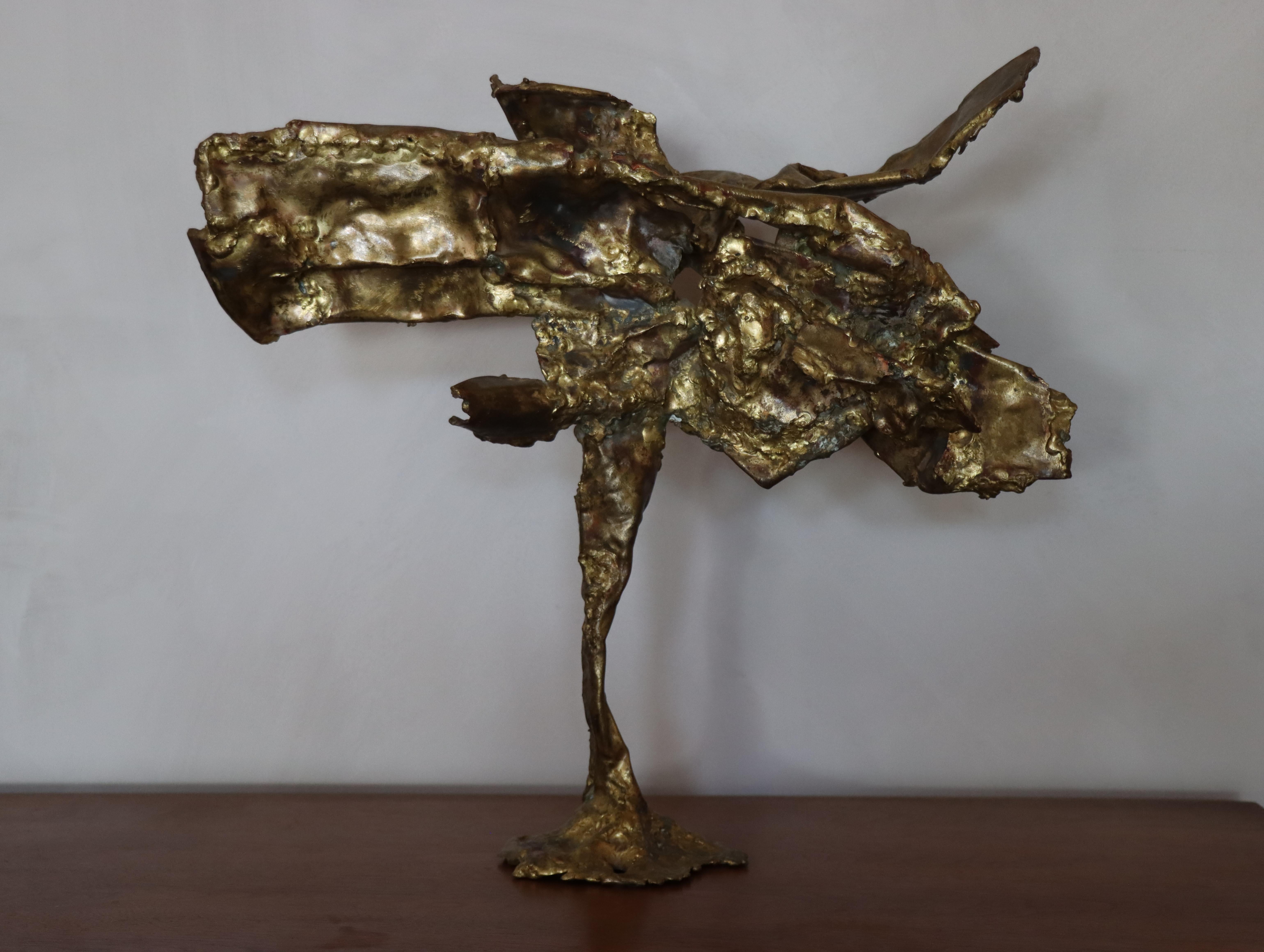 Mid-Century Modern Early Bronze “Bonsai” Sculpture by Silas Seandel
