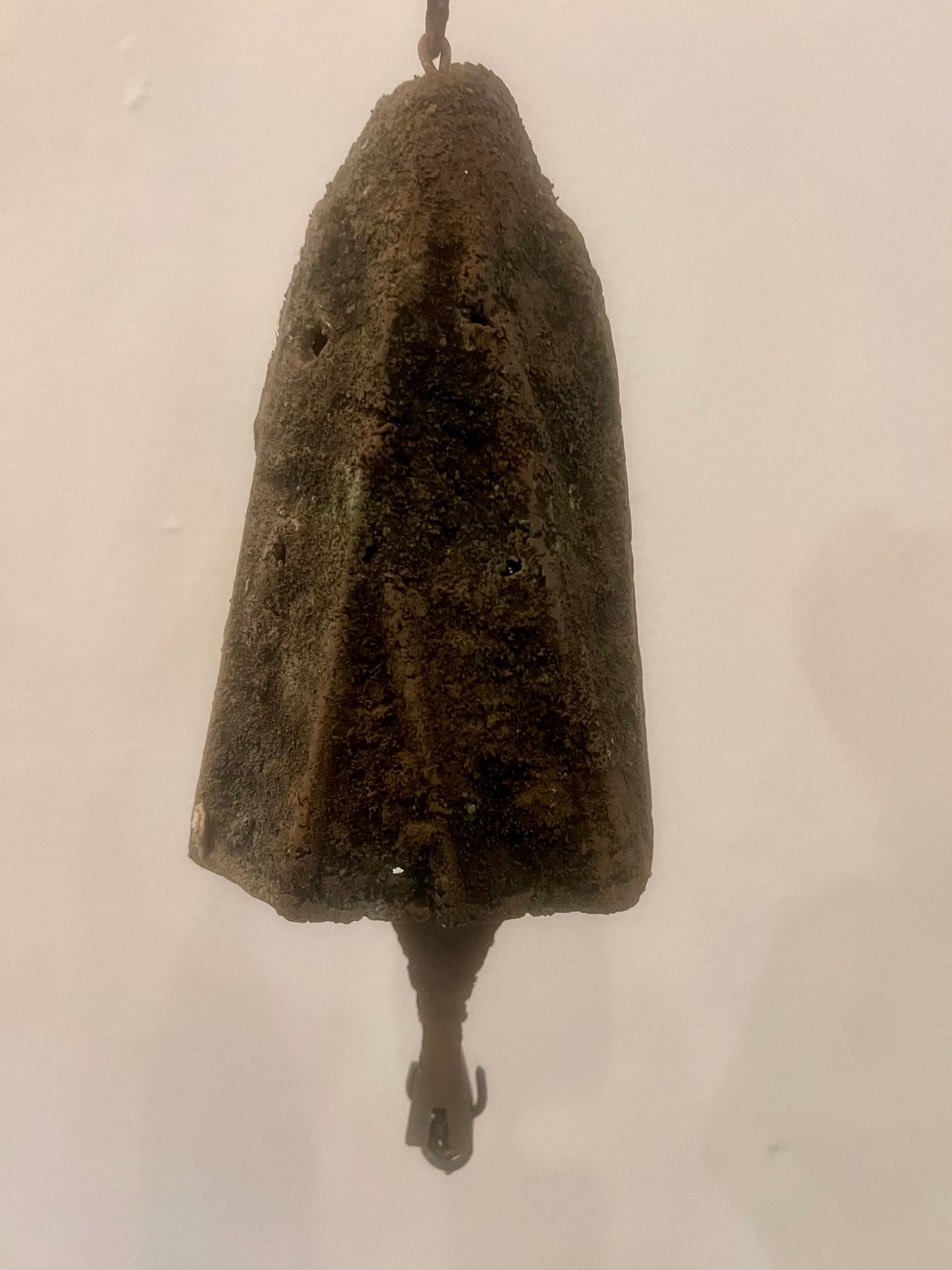 Brutalist Early Bronze Paolo Soleri Bell Sculpture