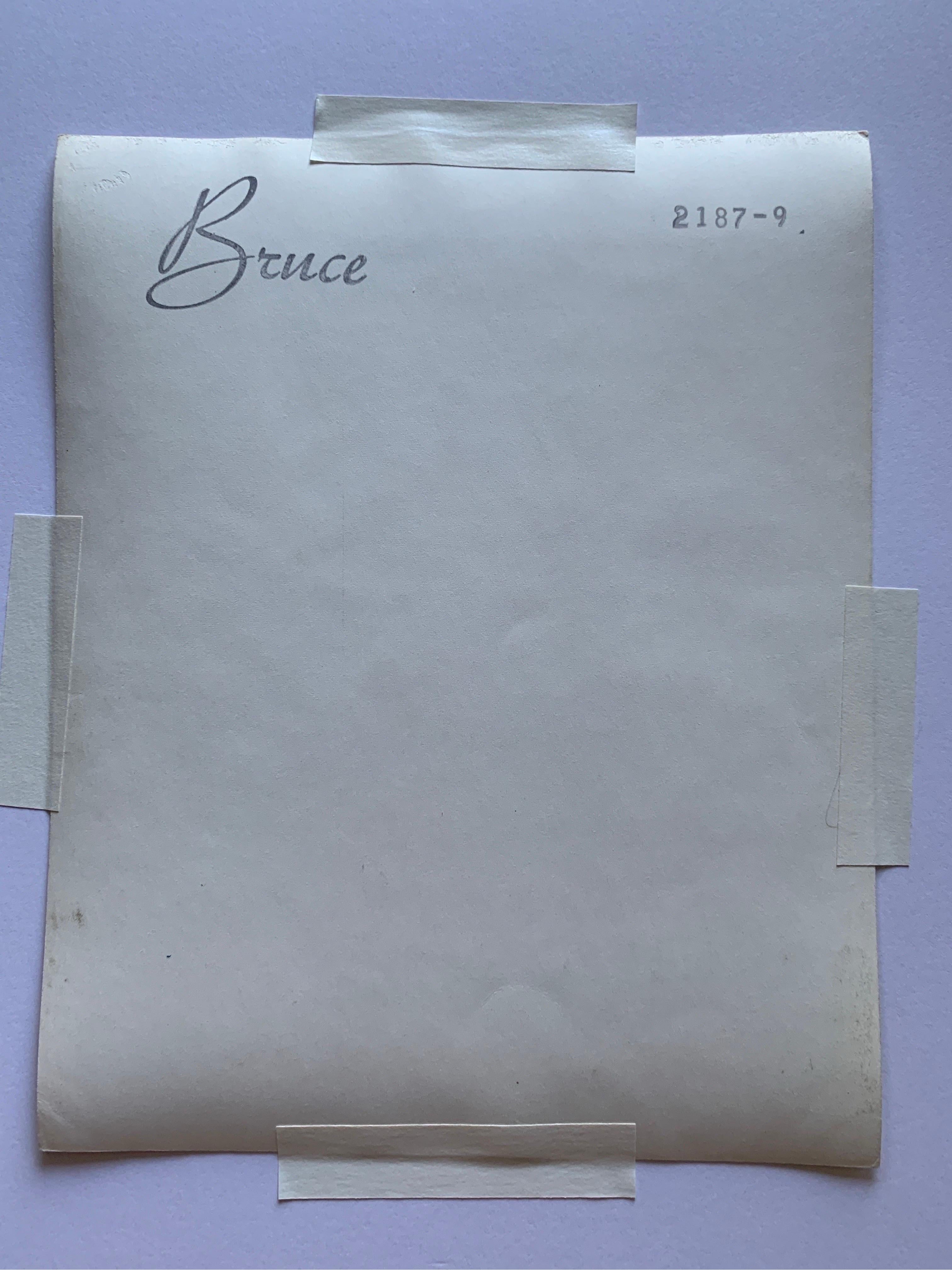 Fotografía en blanco y negro de un modelo masculino de Bruce of Los Angeles Orig Estadounidense en venta