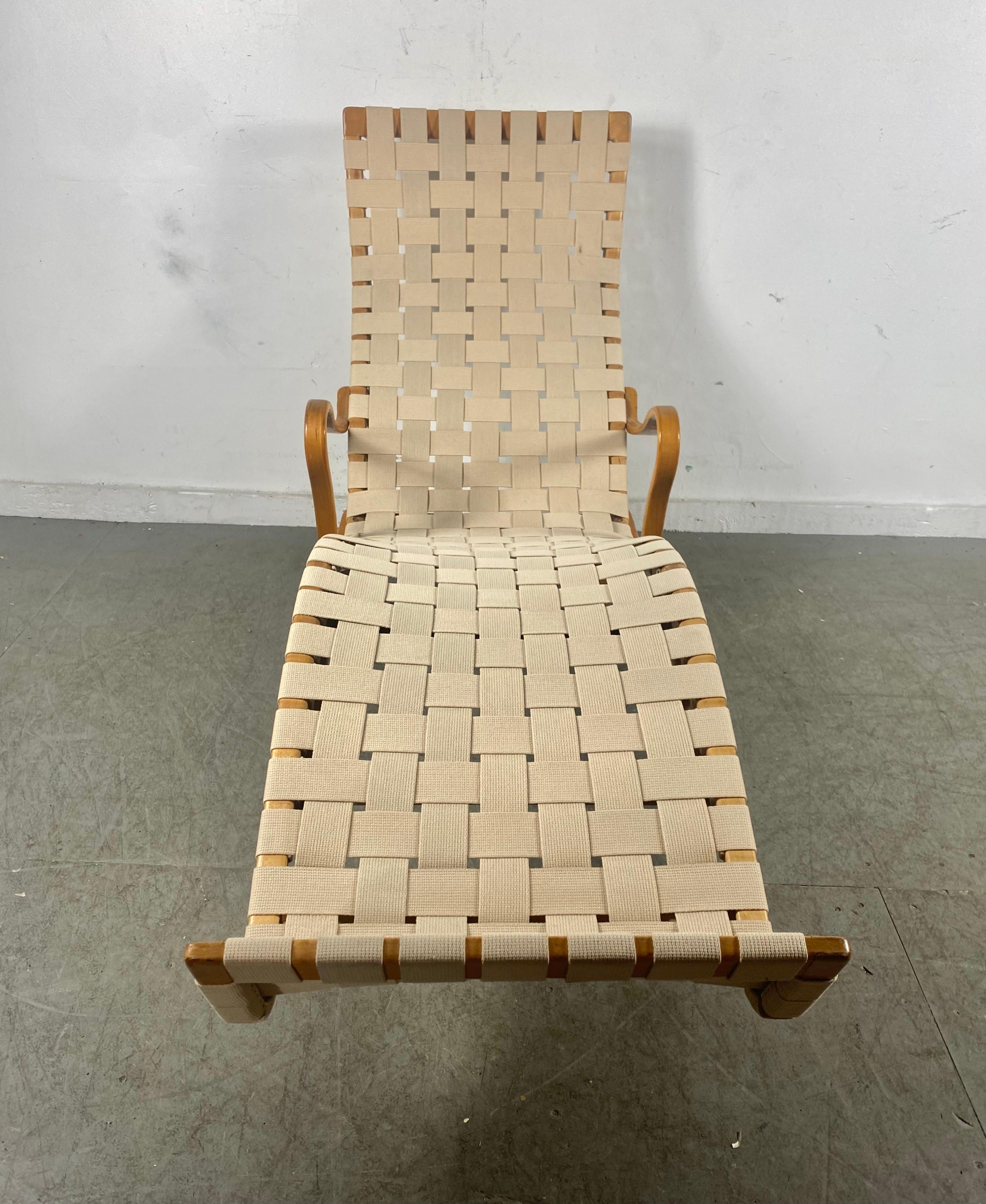 Early Bruno Mathsson Lounge Chair Model Pernilla 3, Karl Mathsson, Sweden For Sale 2