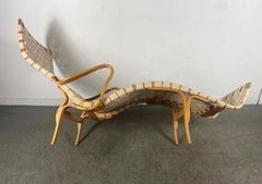 Early Bruno Mathsson Lounge Chair Model Pernilla 3, Karl Mathsson, Sweden