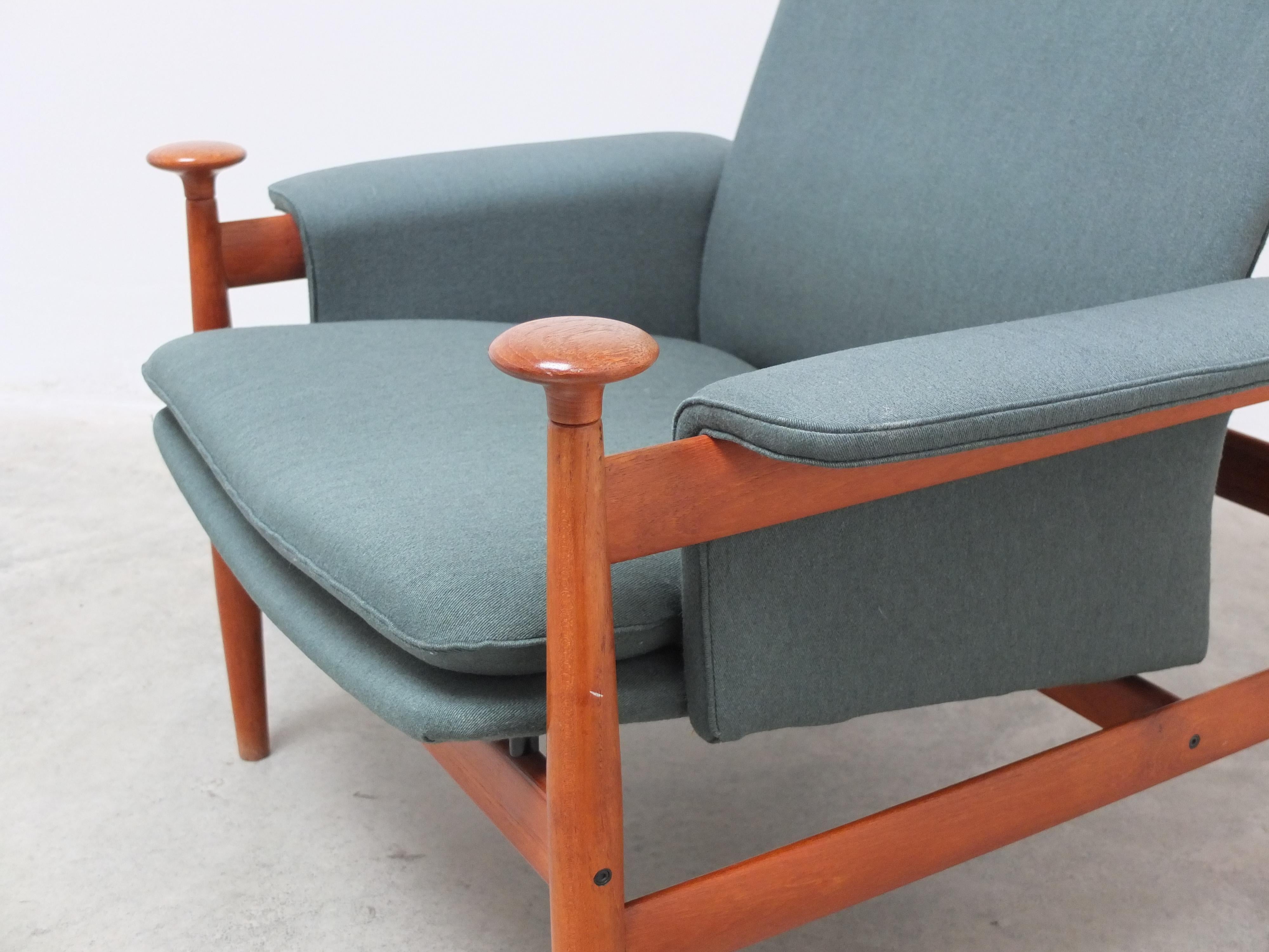 Early 'Bwana' Lounge Chair by Finn Juhl for France & Son, 1962 For Sale 5