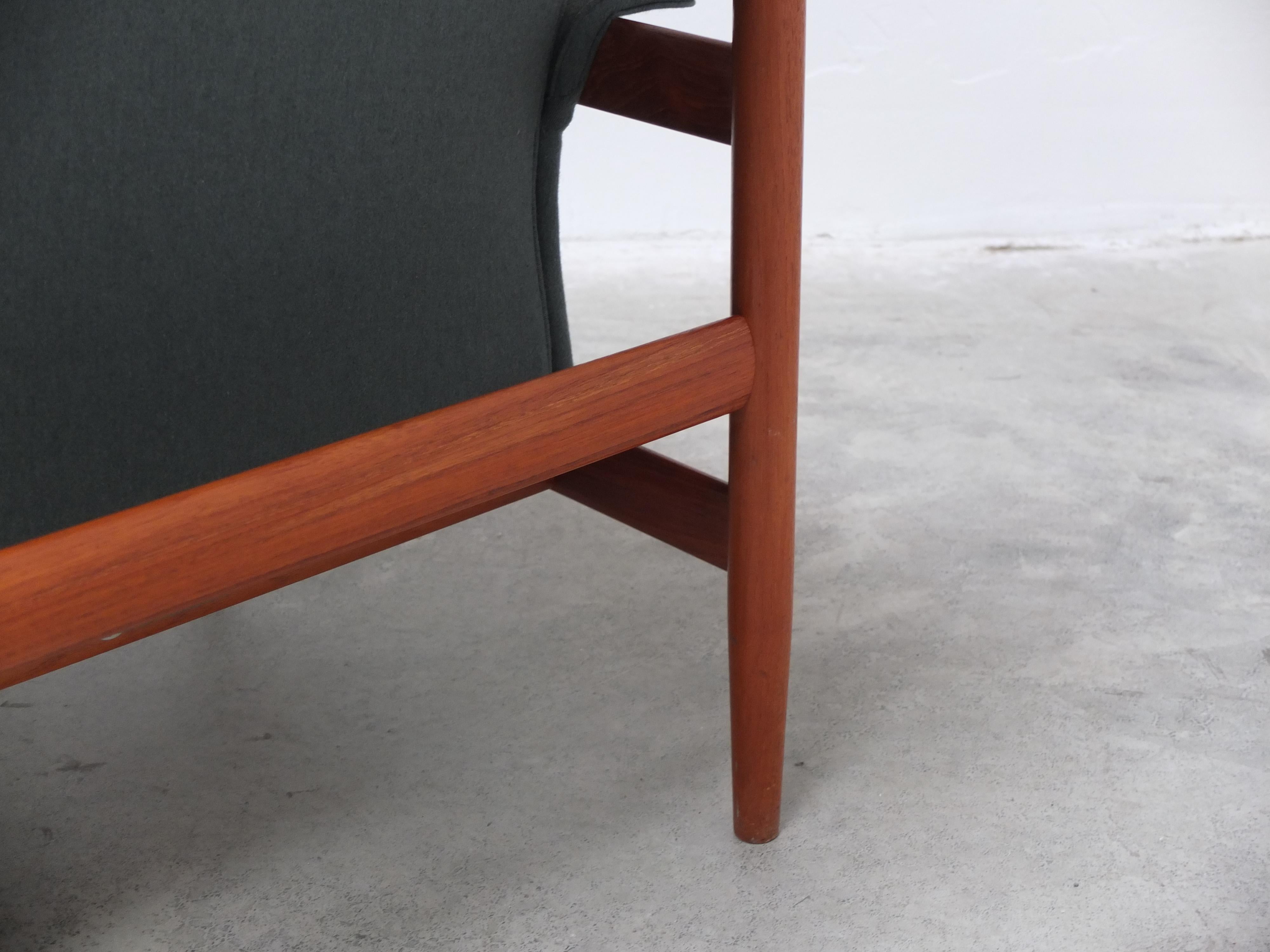 Early 'Bwana' Lounge Chair by Finn Juhl for France & Son, 1962 For Sale 11
