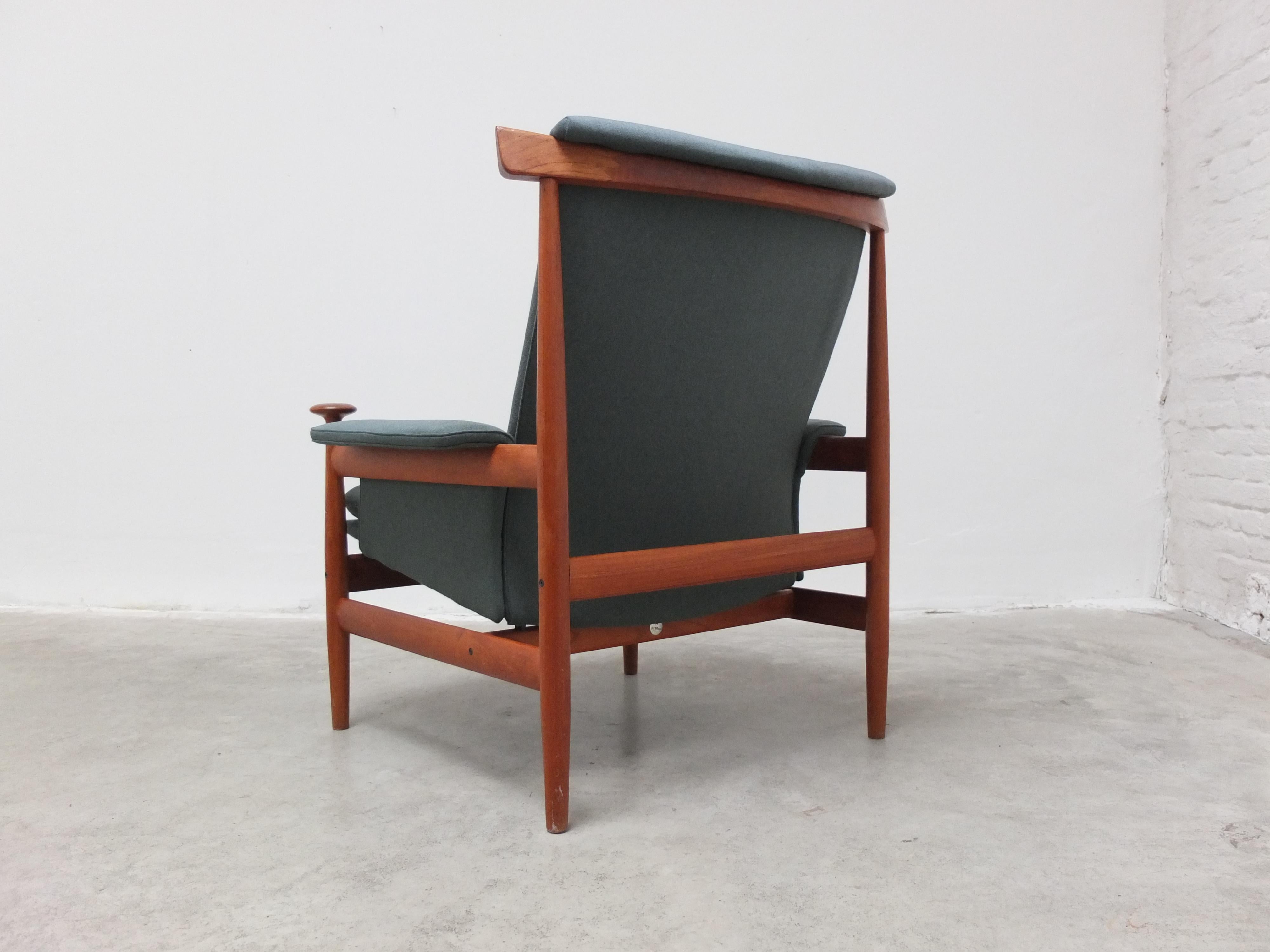 Early 'Bwana' Lounge Chair by Finn Juhl for France & Son, 1962 For Sale 12