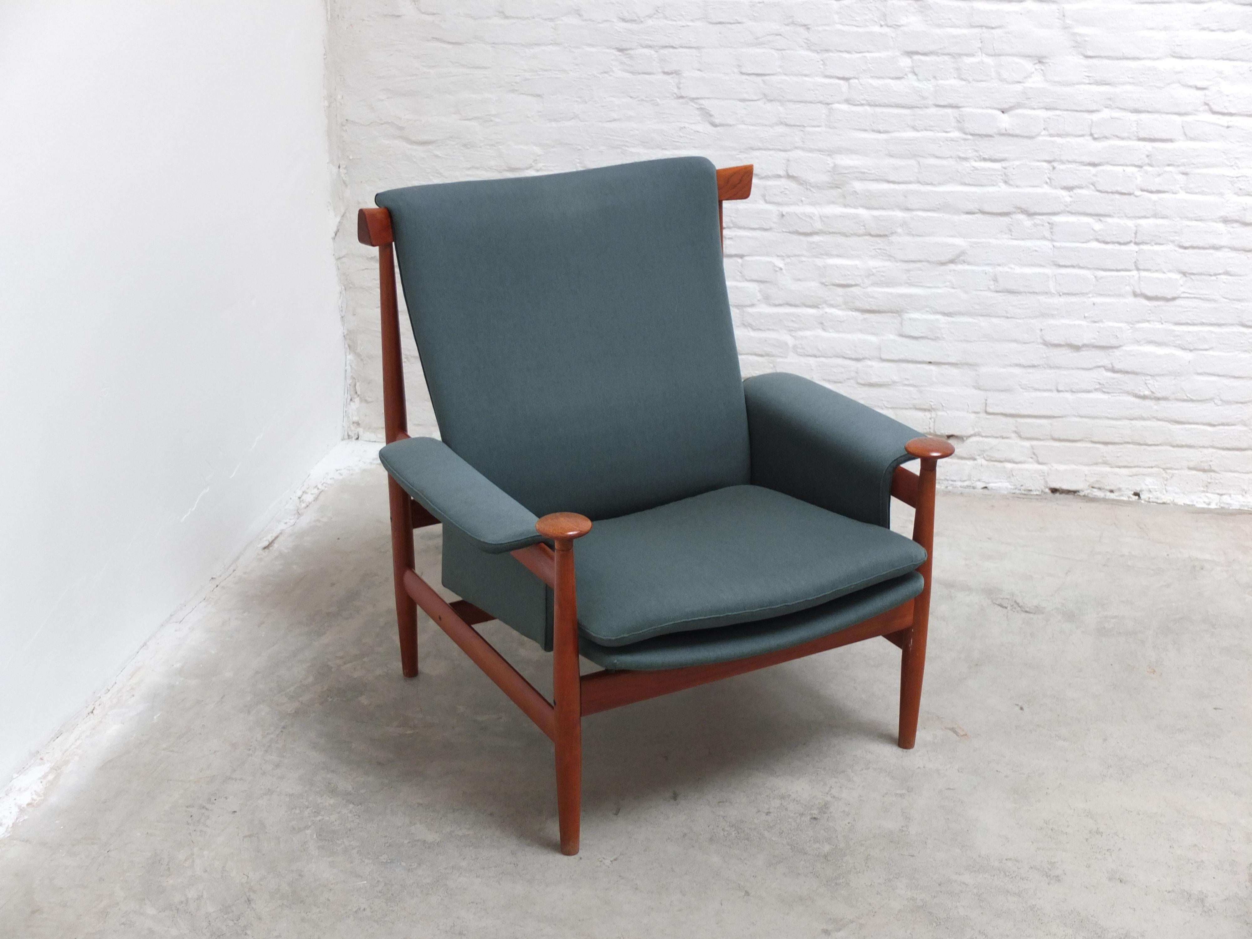 Danish Early 'Bwana' Lounge Chair by Finn Juhl for France & Son, 1962 For Sale