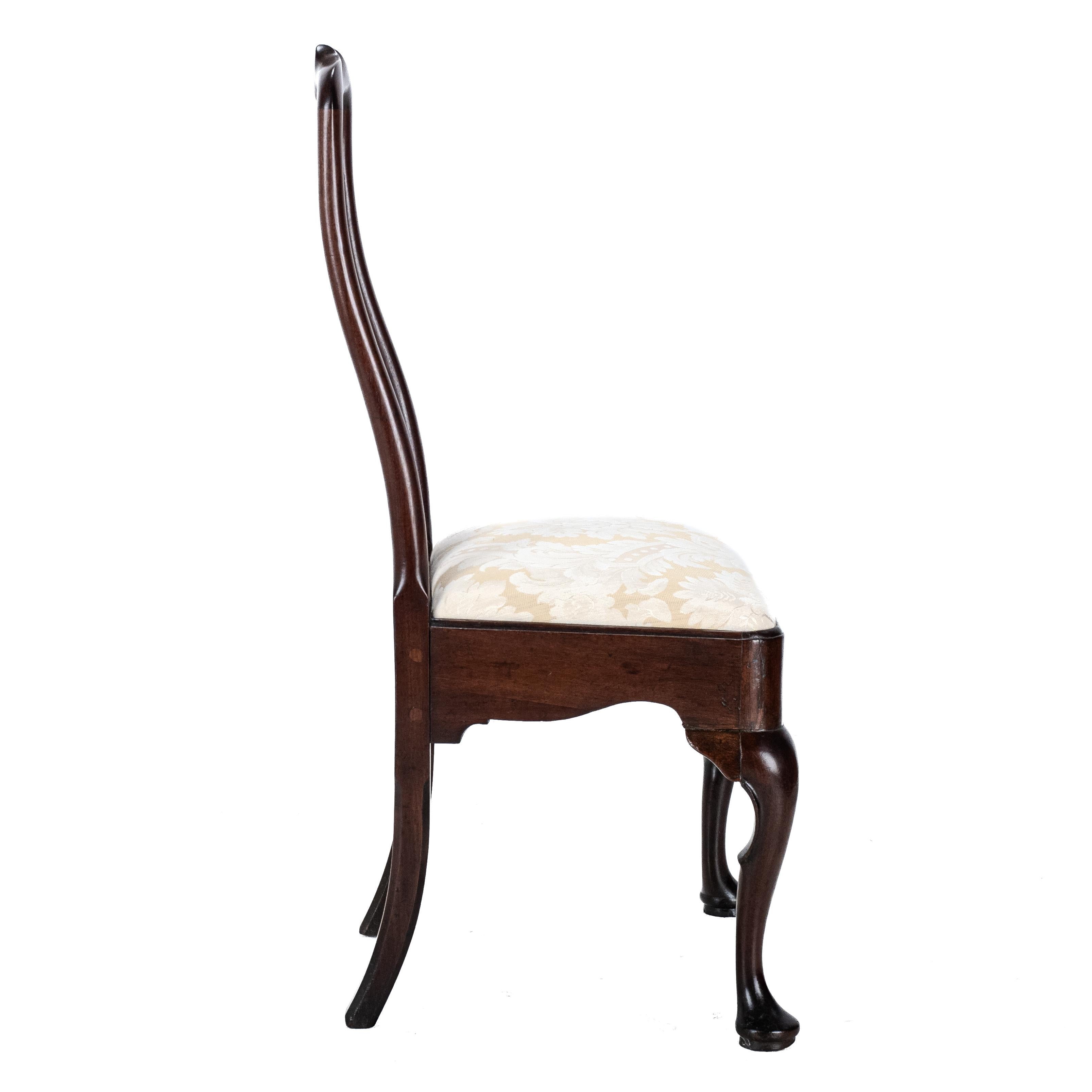 Chaise d'appoint en acajou A.I.C1720 (Georgian Queen Anne Dining) 6