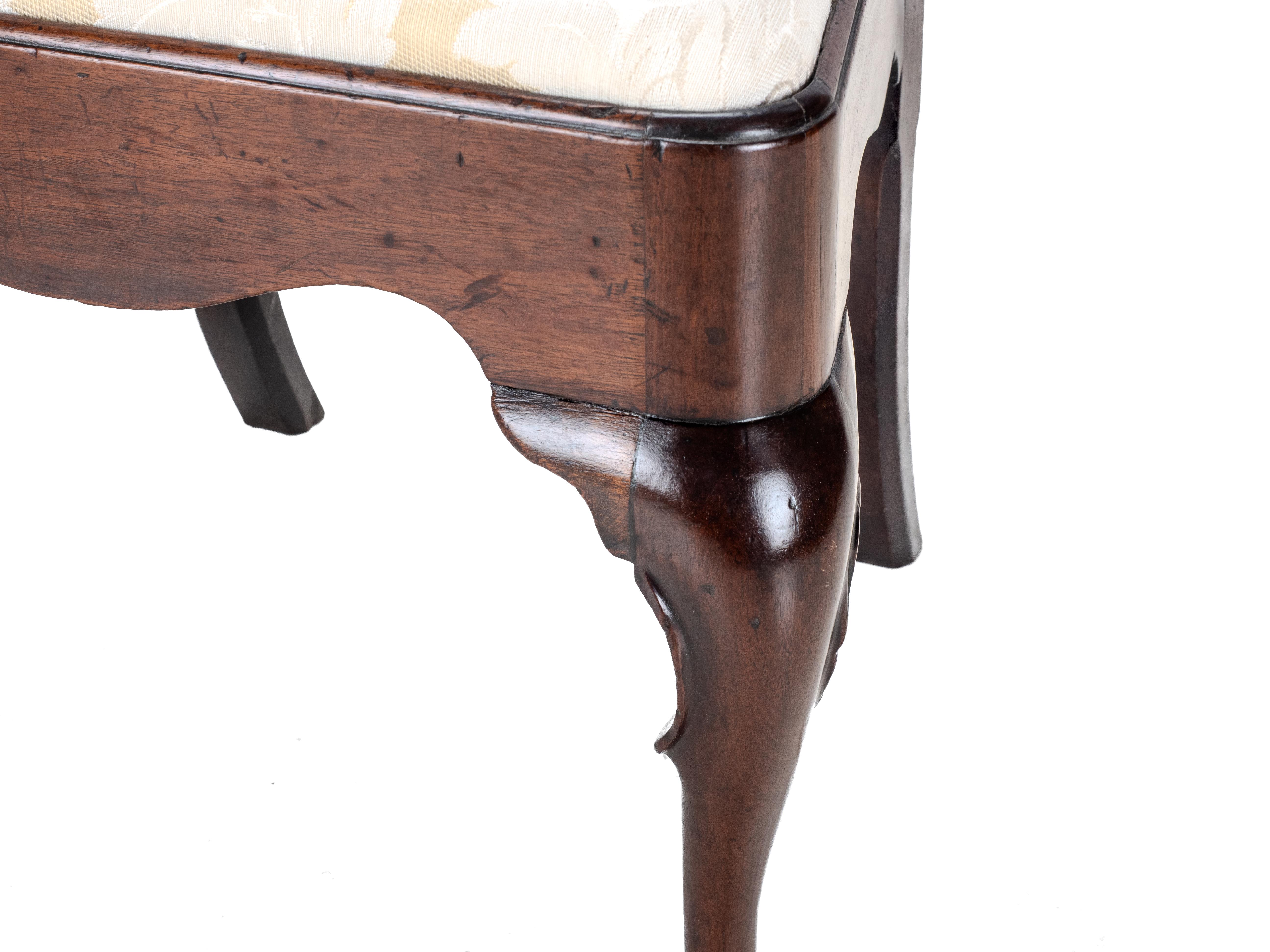 Chaise d'appoint en acajou A.I.C1720 (Georgian Queen Anne Dining) 9
