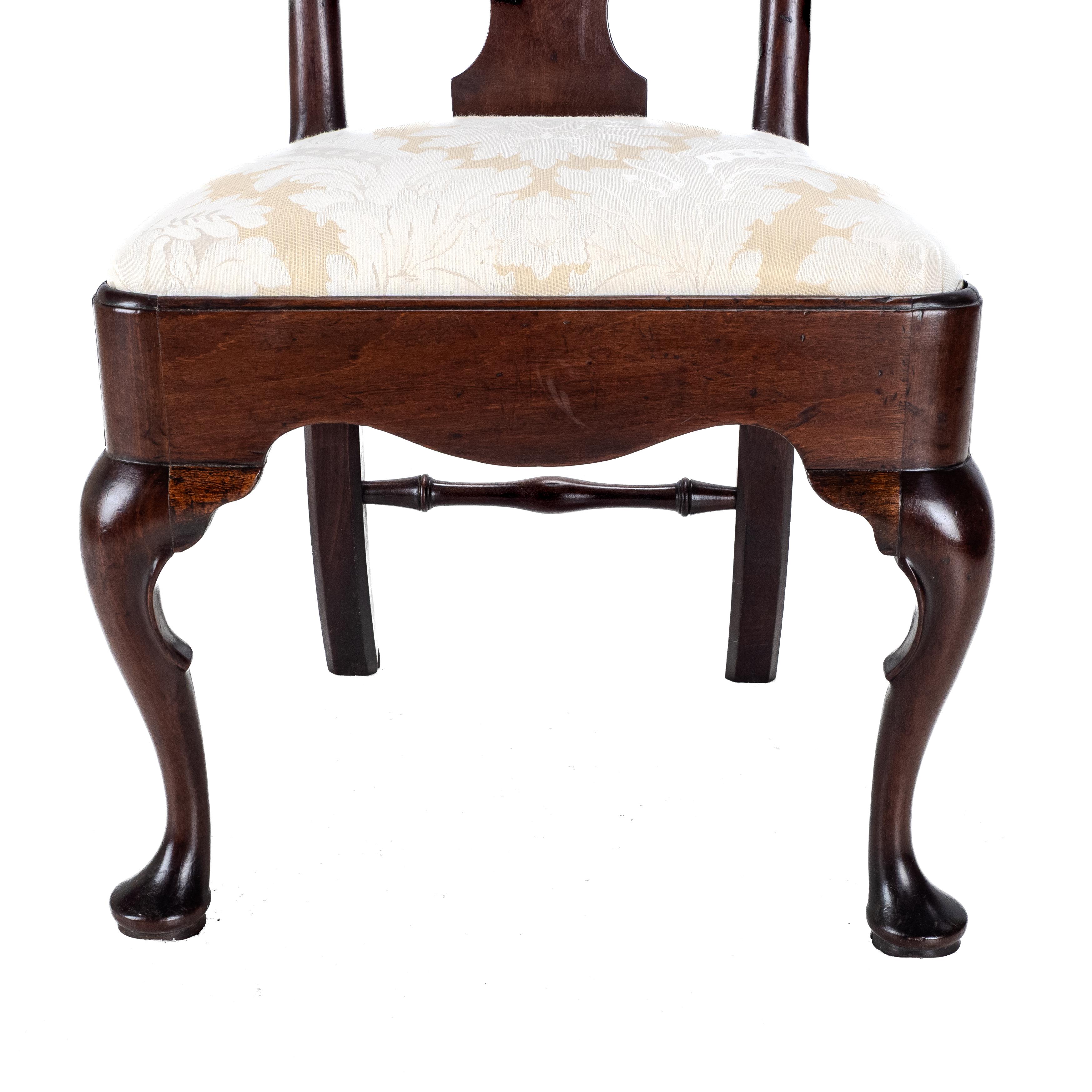 Chaise d'appoint en acajou A.I.C1720 (Georgian Queen Anne Dining) 11