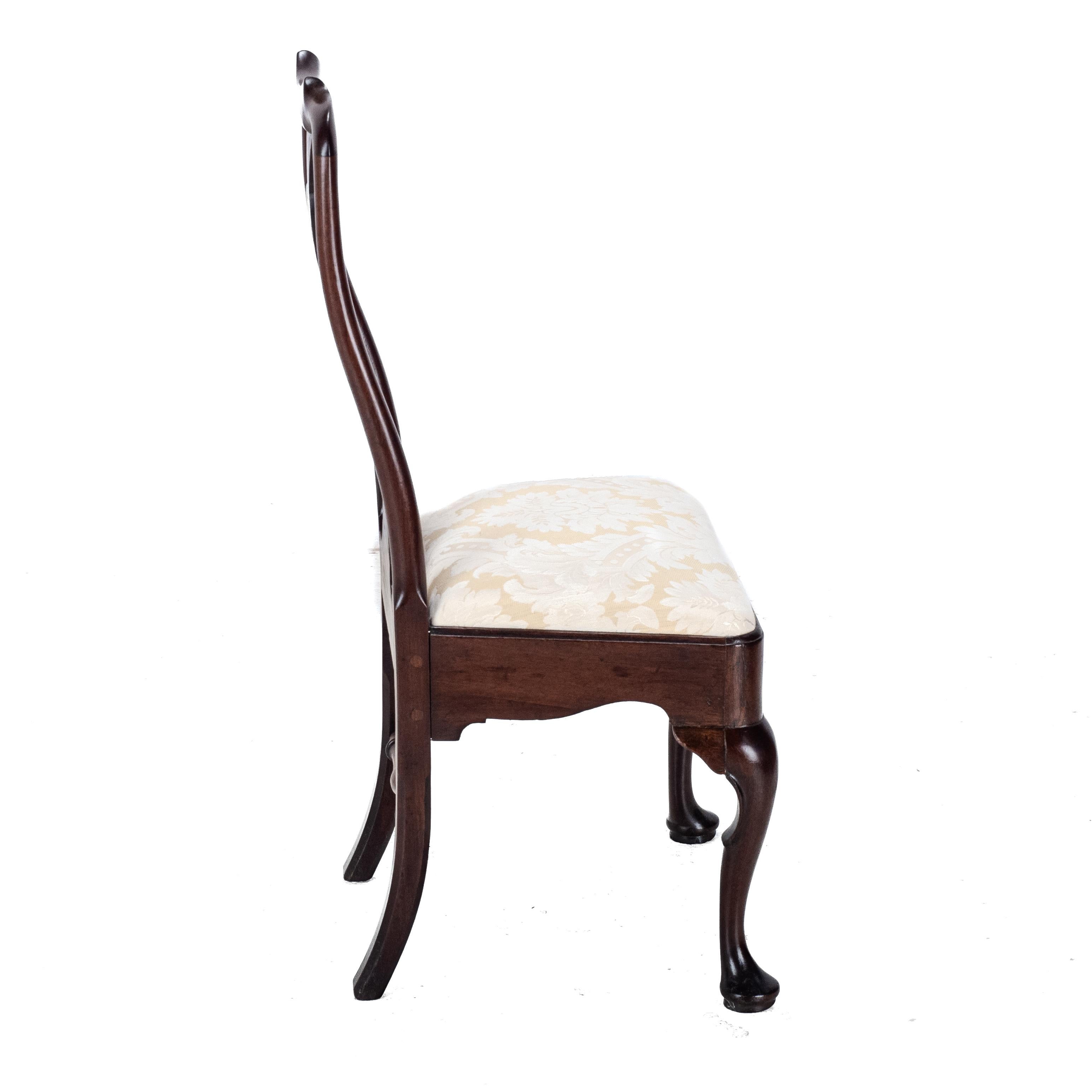 Chaise d'appoint en acajou A.I.C1720 (Georgian Queen Anne Dining) 2