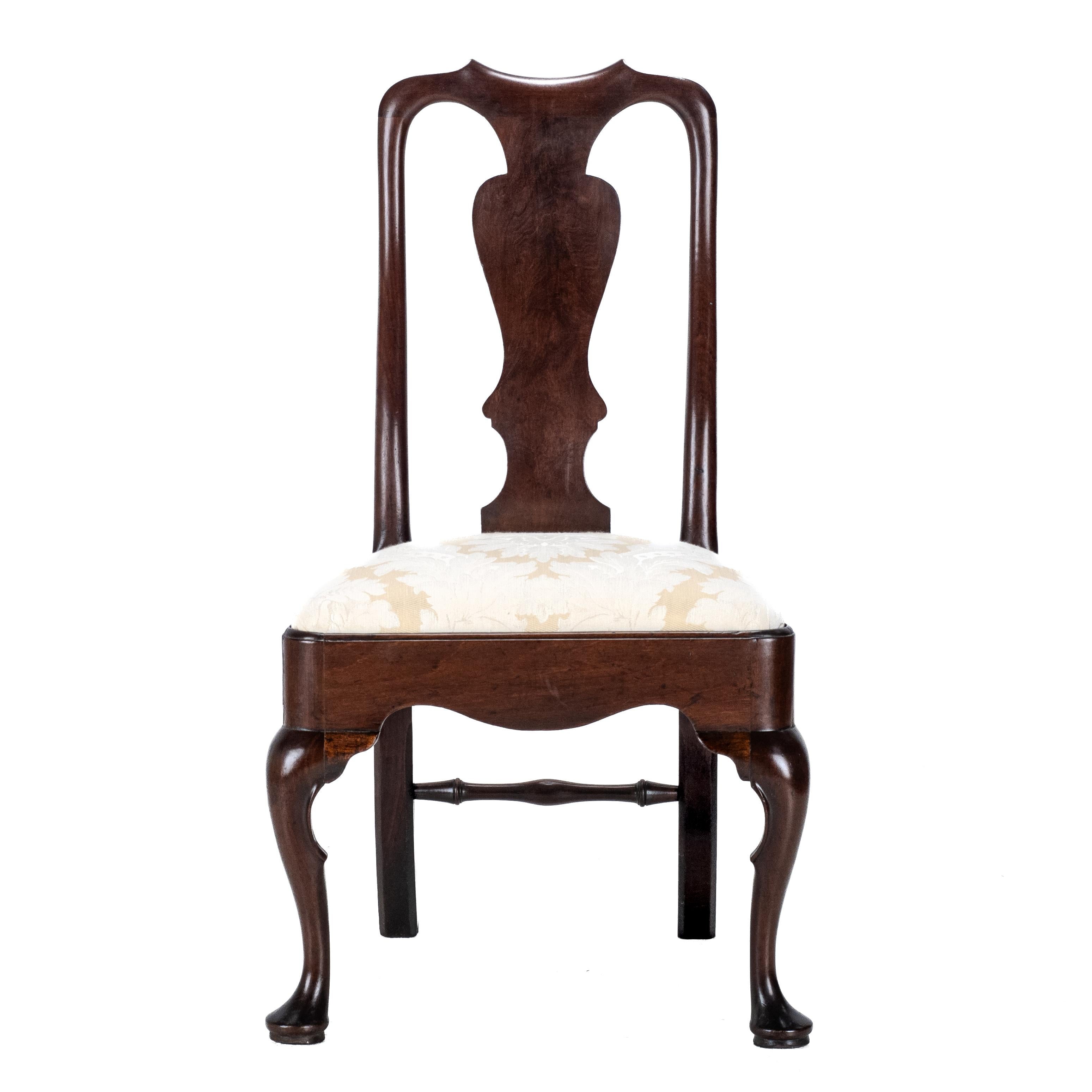 Chaise d'appoint en acajou A.I.C1720 (Georgian Queen Anne Dining) 3
