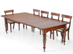 Early c.19th Mahogany Extending 8ft 10 Seater Dining Table c1830 (Georgian)