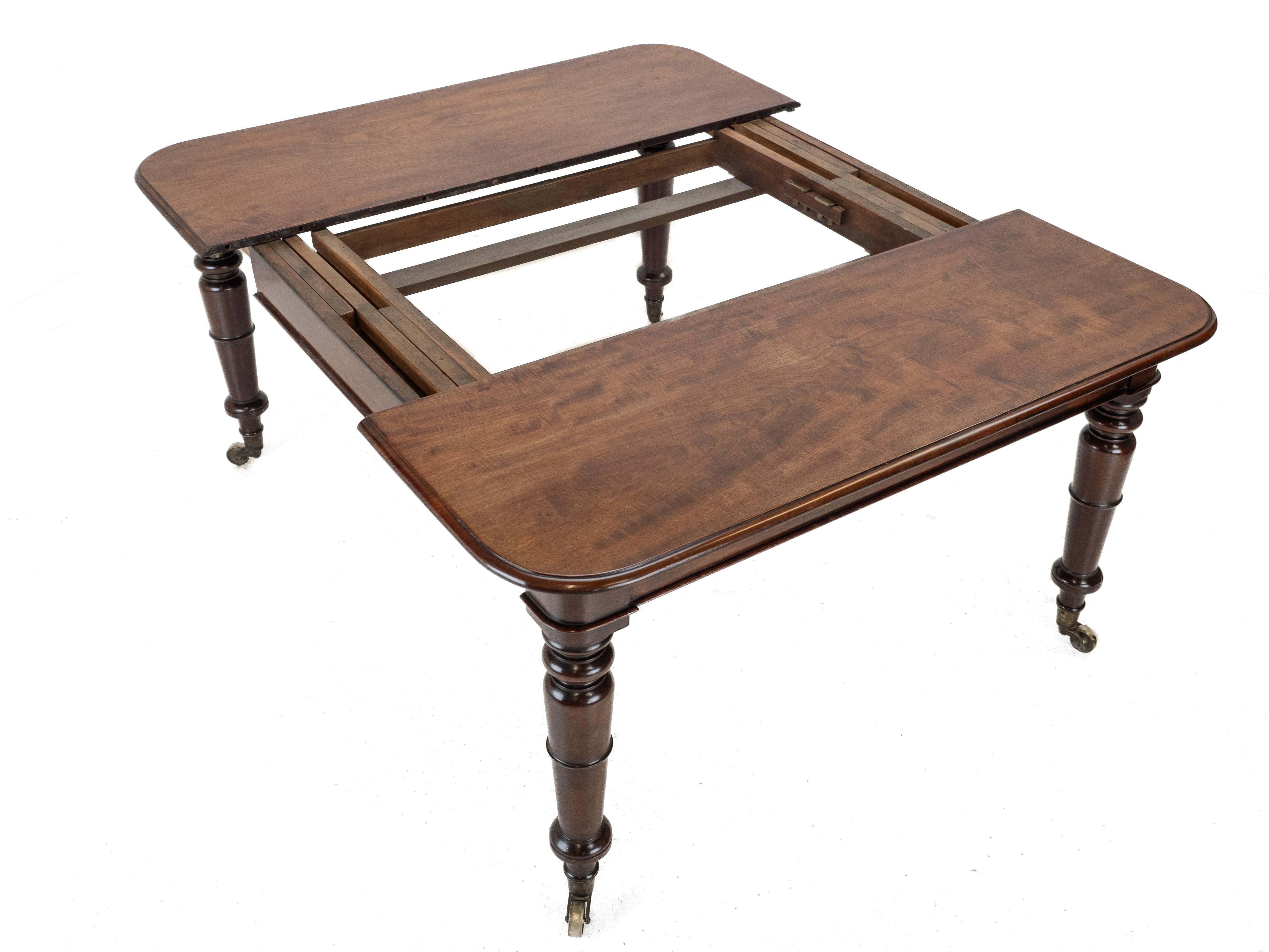 Tavolo da pranzo allungabile in mogano di inizio 19° Regency/George IV c1820 in vendita 9