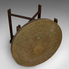 Berber Table, Brass, Side, Occasional, Art Deco Period, circa 1930