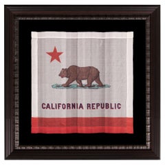 Antique Early California Republic Kerchief, Likely Made at the Panama-Pacific Expo 1915