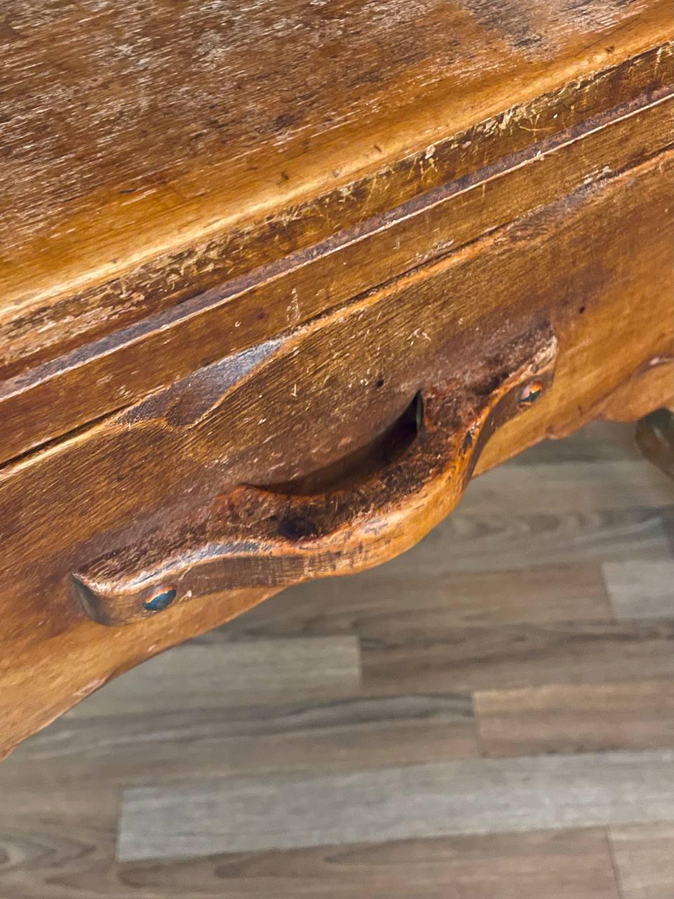 Scrivania in acero in stile ranch californiano Monterey Spanish in vendita 2