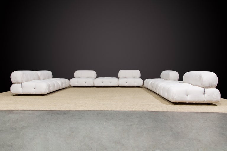 This monumentally sized modular 'Camaleonda' sectional living room set (fourteen pieces in total) by Mario Bellini for B&B Italia, each section signed with labels as can be seen in the photos. Included in the set are eight (8) full-sized seat